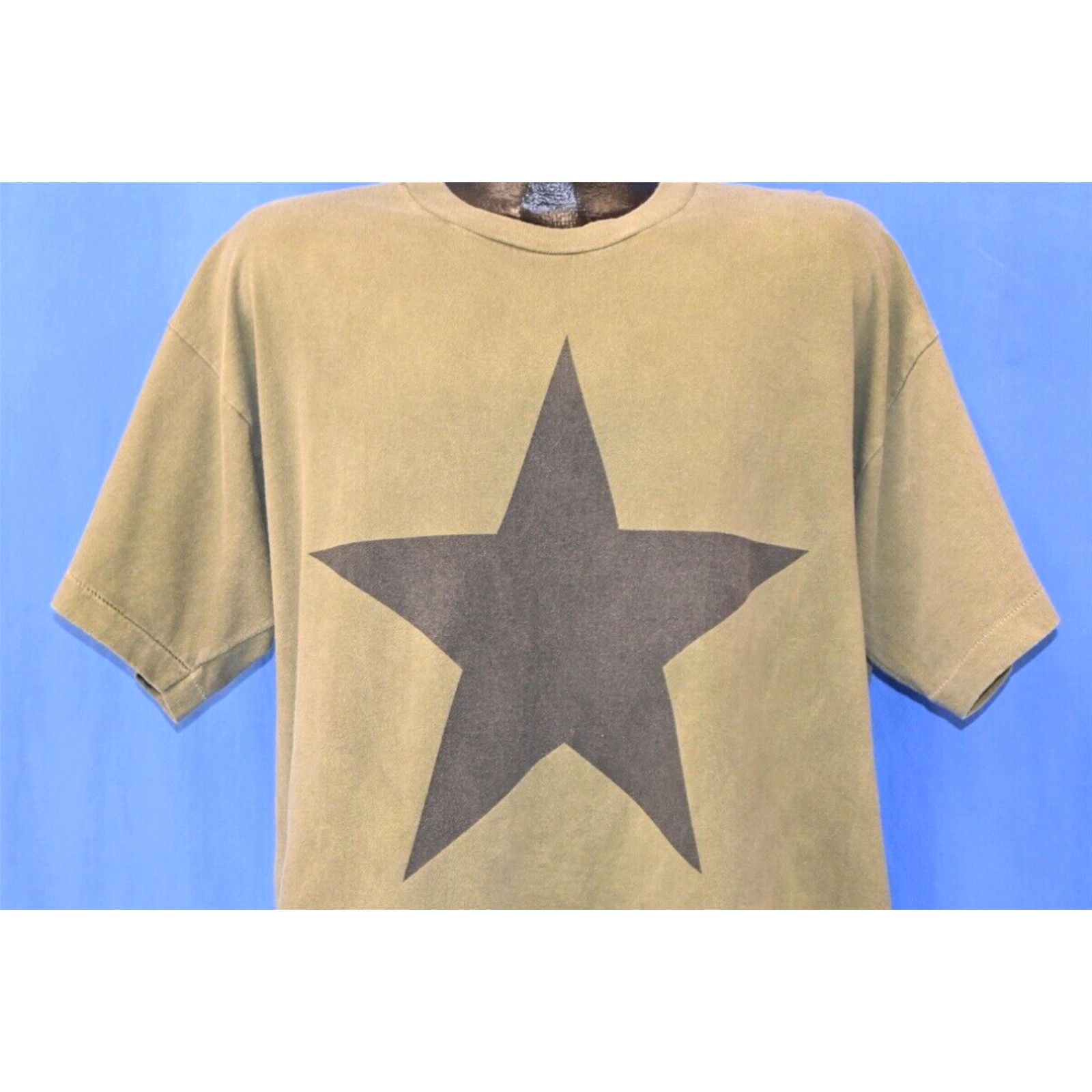 image of Fruit Of The Loom Vintage 90's R.e.m. Monster Tour 1995 Od Green Star Logo Rock Band T-Shirt XL in 
