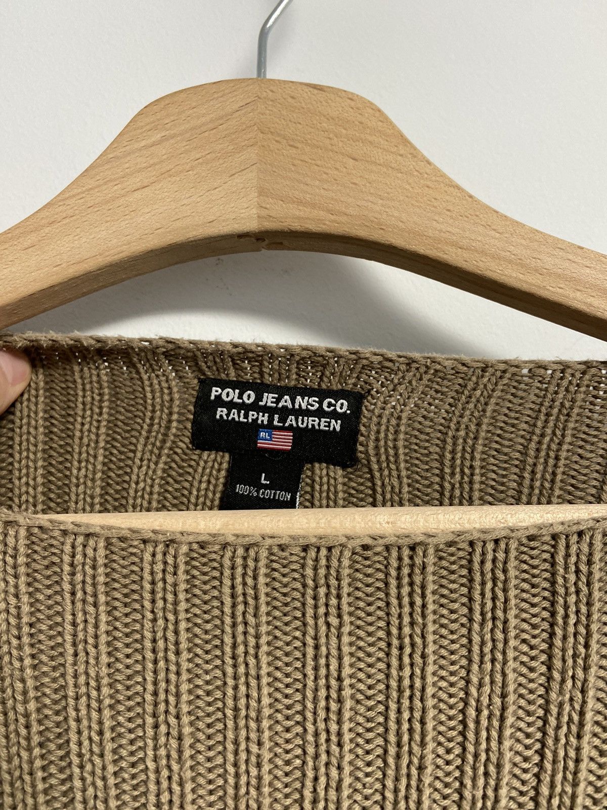 Vintage Polo jeans company Ralph Lauren Vintage Sweater Size L / US 10 / IT 46 - 6 Thumbnail