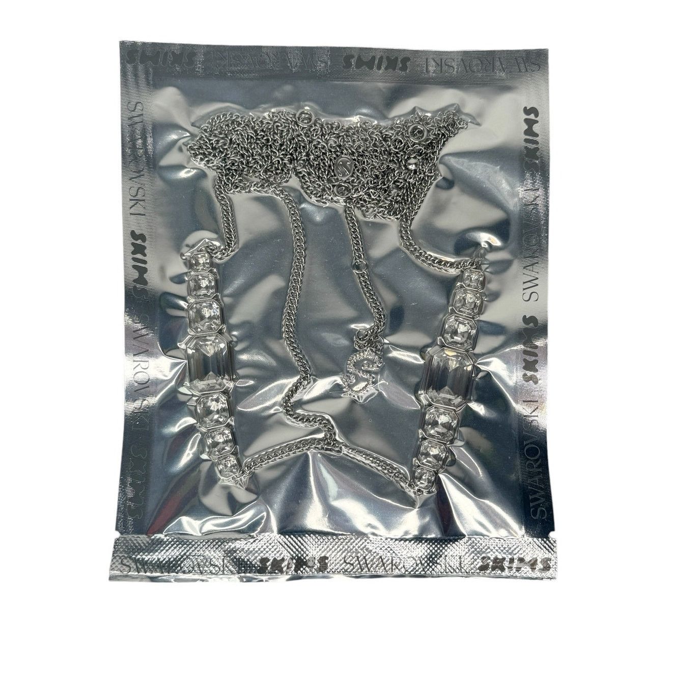 Swarovski Swarovski x SKIMS V BODY CHAIN (Silver) Size ONE SIZE - 2 Thumbnail
