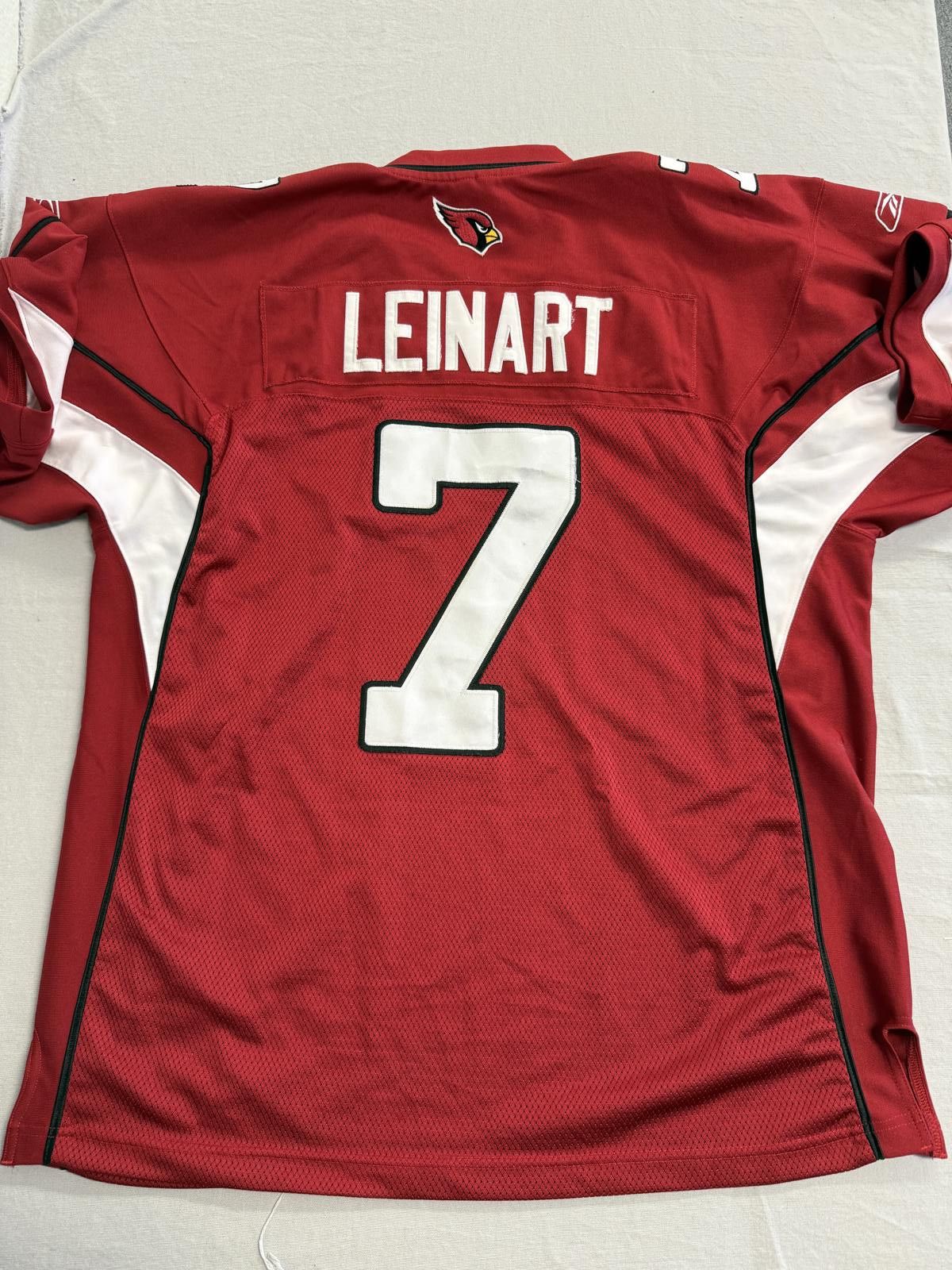 NFL Matt Leinart Football Jersey Arizona Cardinals #7 Stitched Size US XL / EU 56 / 4 - 2 Thumbnail