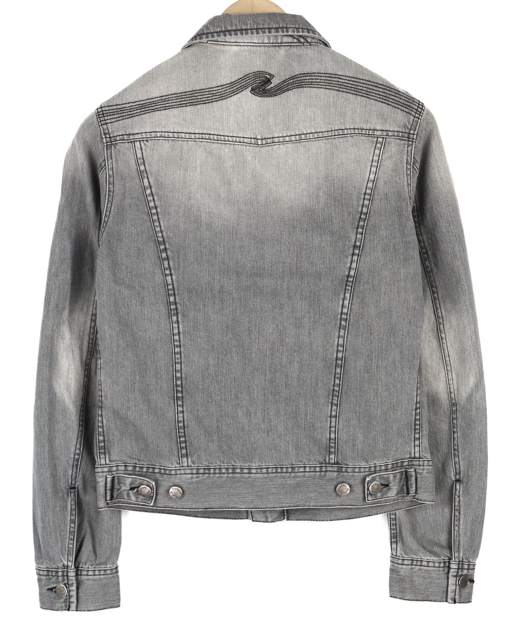 Nudie Jeans CONNY S Sunbleached Black Grey Jacket 81620 Size US S / EU 44-46 / 1 - 2 Thumbnail