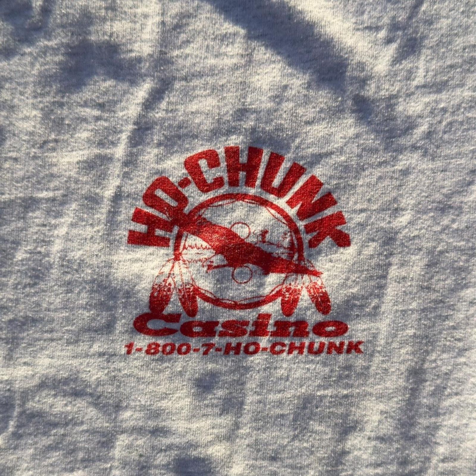 Fruit Of The Loom × Vintage Vintage Single Stitch 90’s Ho-Chunk Casino Tee Size US L / EU 52-54 / 3 - 4 Thumbnail