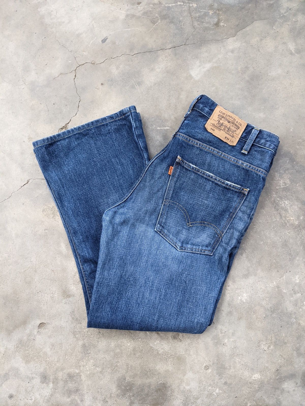 Vintage Levi's 646 orange tab boot cut Pants