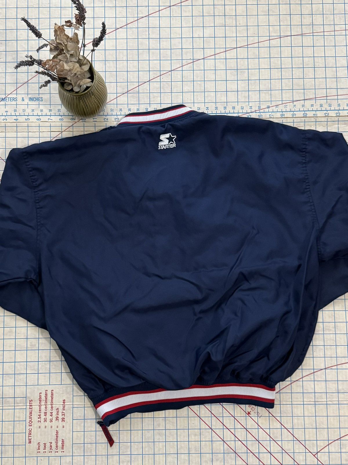 Starter Vintage Starter USA Basketball Pull Over Jacket Size Large Size US L / EU 52-54 / 3 - 11 Thumbnail