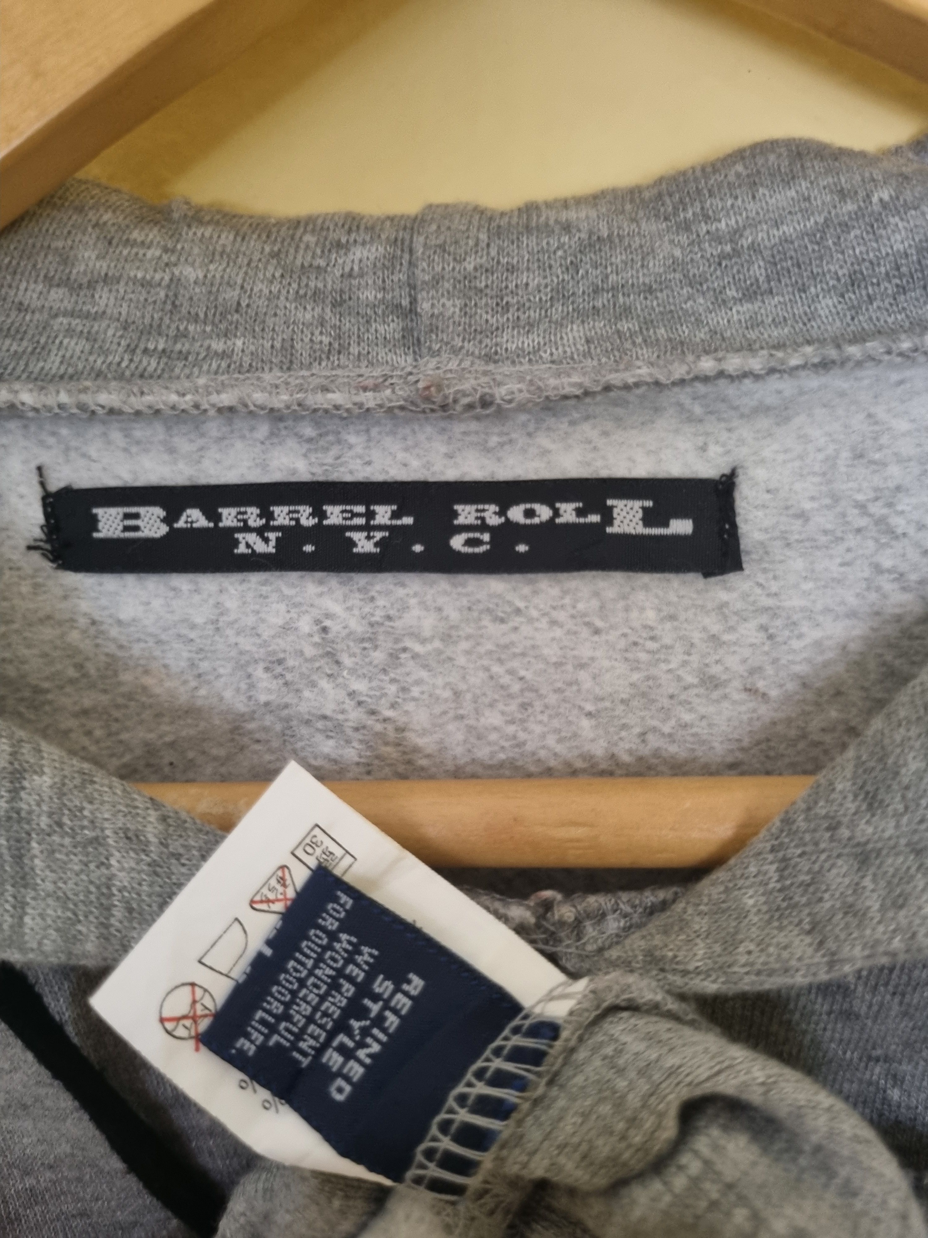 Japanese Brand BARREL ROLL N.Y.C HOODIE Size US XXL / EU 58 / 5 - 3 Thumbnail