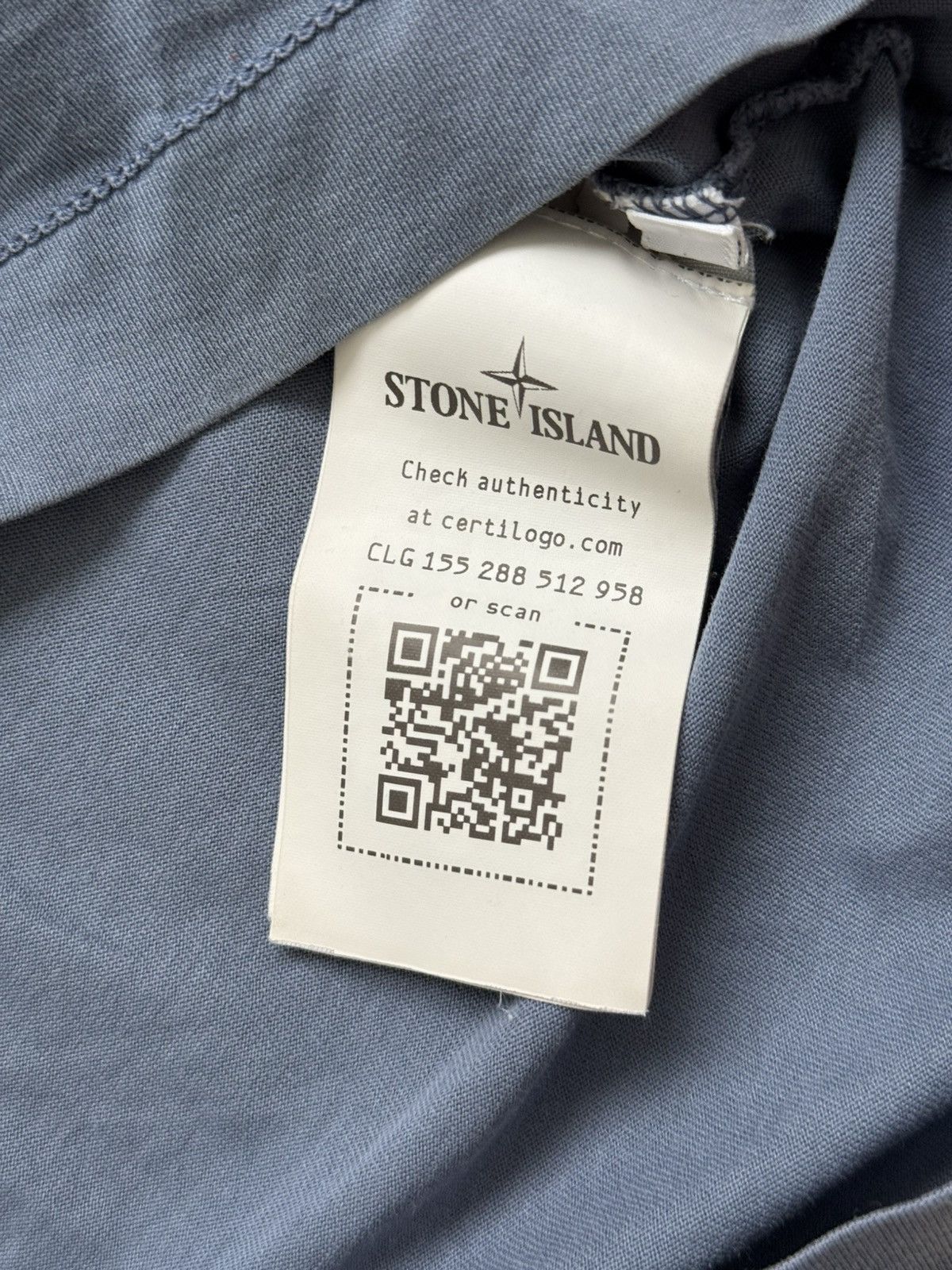 Stone Island Stone Island Blue Tee Size US S / EU 44-46 / 1 - 4 Thumbnail