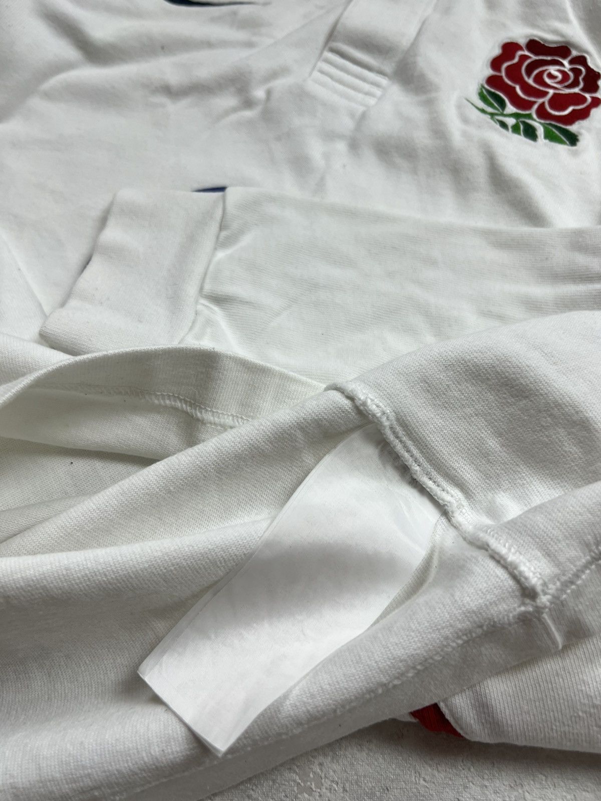 Nike 90s Nike England Vintage Y2K Rugby Longsleeve Retro Polo Size US L / EU 52-54 / 3 - 9 Thumbnail