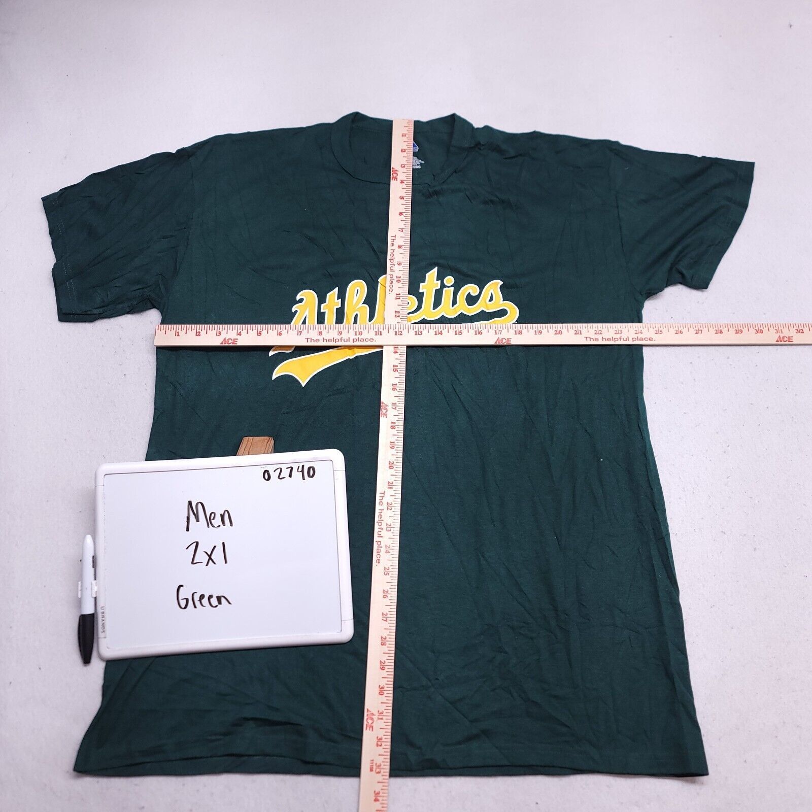 Majestic Majestic Athletics Casual Graphic Shirt Mens Size 2XL Green Size US XXL / EU 58 / 5 - 7 Thumbnail