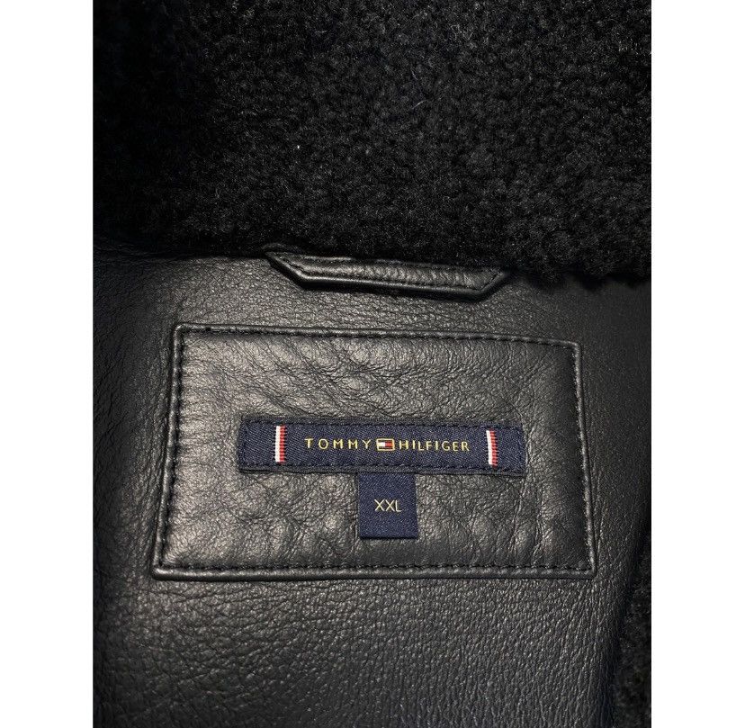Tommy Hilfiger Tommy Hilfiger Shearling Leather Black Jacket, Size: XXL Size US XXL / EU 58 / 5 - 10 Thumbnail