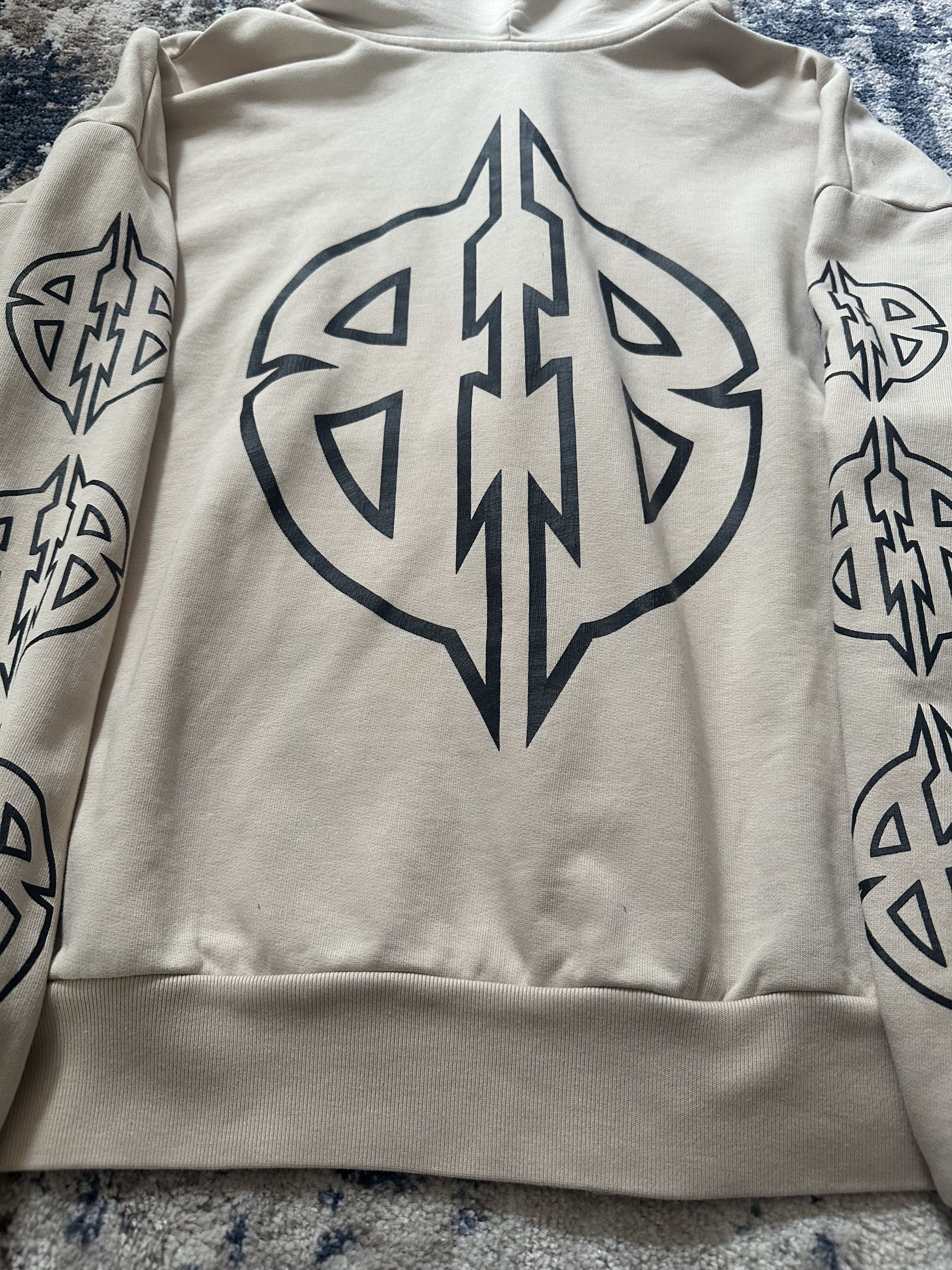 Balenciaga Balenciaga Metal BB Stencil Zip Up Hoodie Size US XS / EU 42 / 0 - 5 Thumbnail