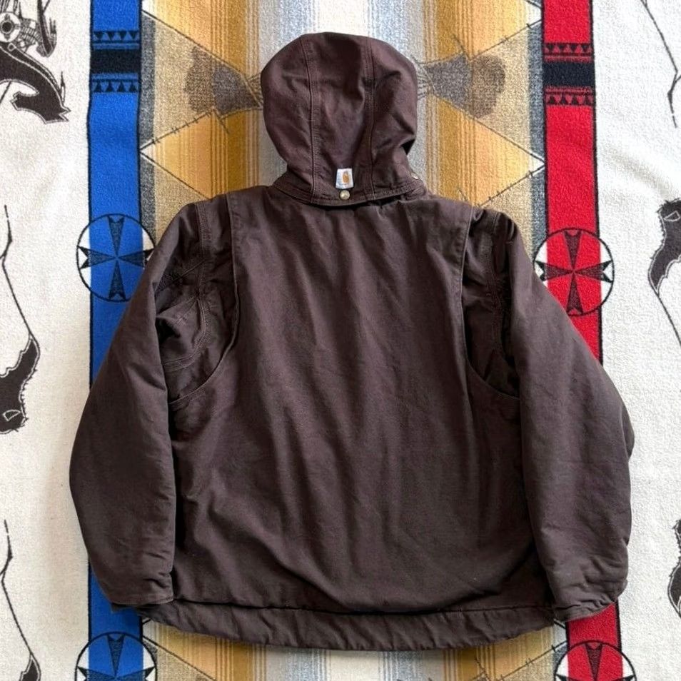 Carhartt Carhartt Jacket Women's XL Full Swing Sherpa Lined Caldwell 102248 Brown Workwear Outdoor Size XL / US 12-14 / IT 48-50 - 2 Thumbnail
