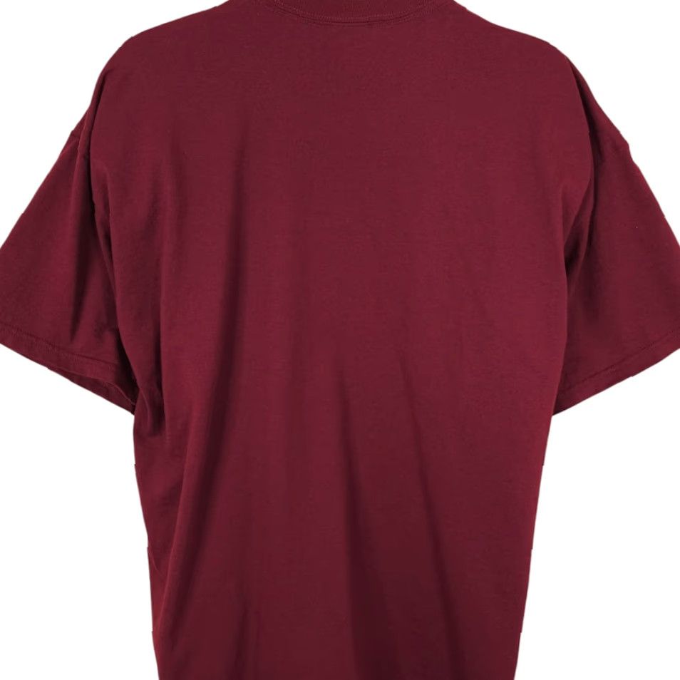 Gildan Hudson Chicken Ride T Shirt Mens 2XL Red Bike Ride Kansas Wheatland Cafe Gildan Cotton Crew Neck Short Sleeve Vintage: No Size US XXL / EU 58 / 5 - 4 Thumbnail
