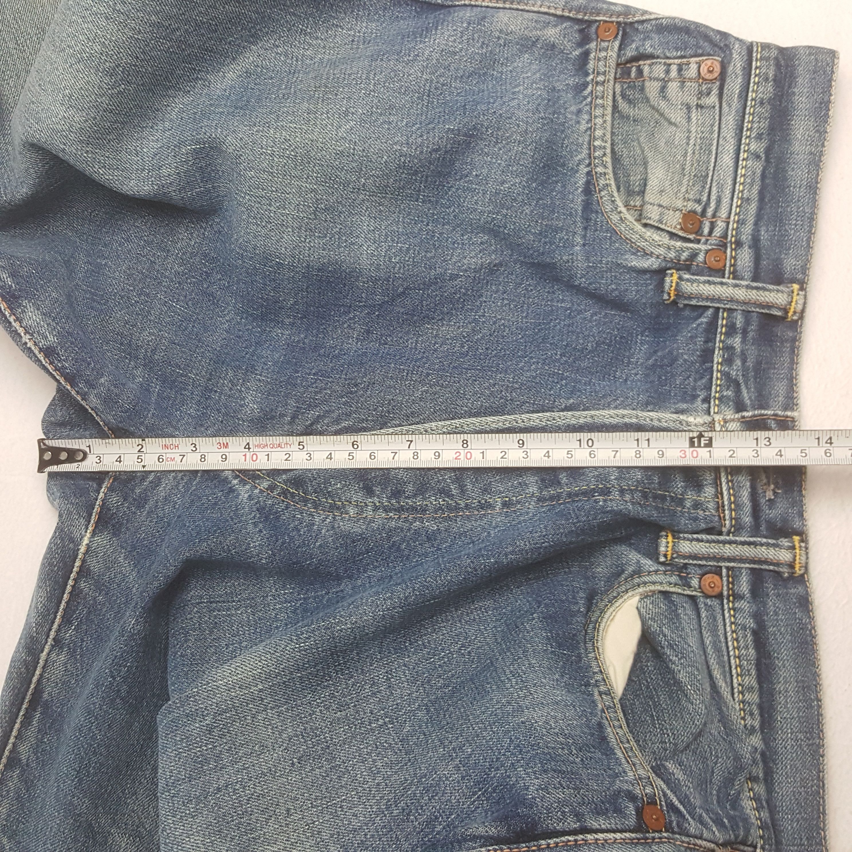 Evisu × Japanese Brand × Vintage Vintage Evisu Japanese Brand Daicock Custom Art Denim Jeans Size US 29 - 10 Thumbnail