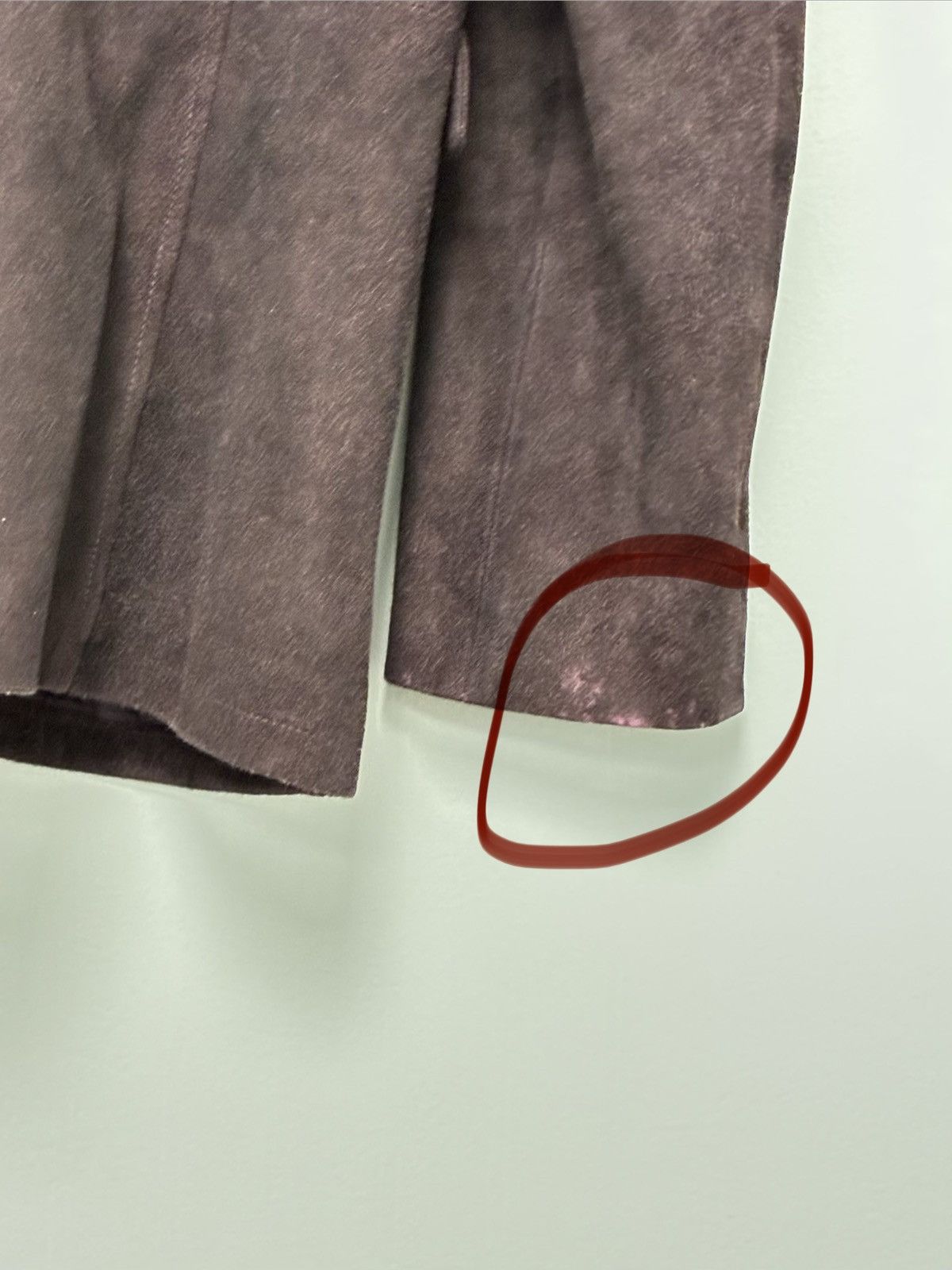 John Varvatos Suede Oxblood Multibutton Jacket EU 56 USA 46 Size US XL / EU 56 / 4 - 11 Thumbnail