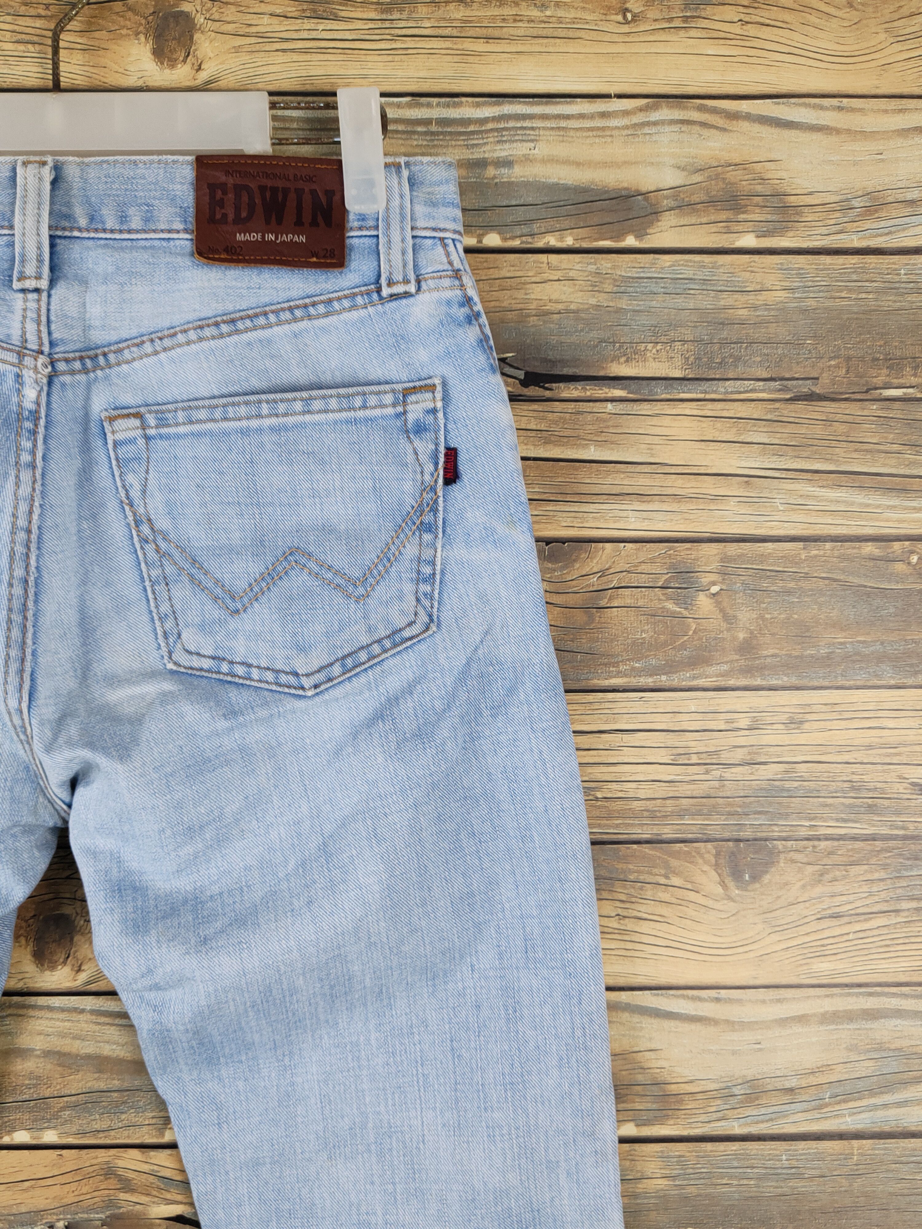 Edwin Edwin Light Blue Distressed Ripped Jeans #W1410 Size US 29 - 12 Thumbnail