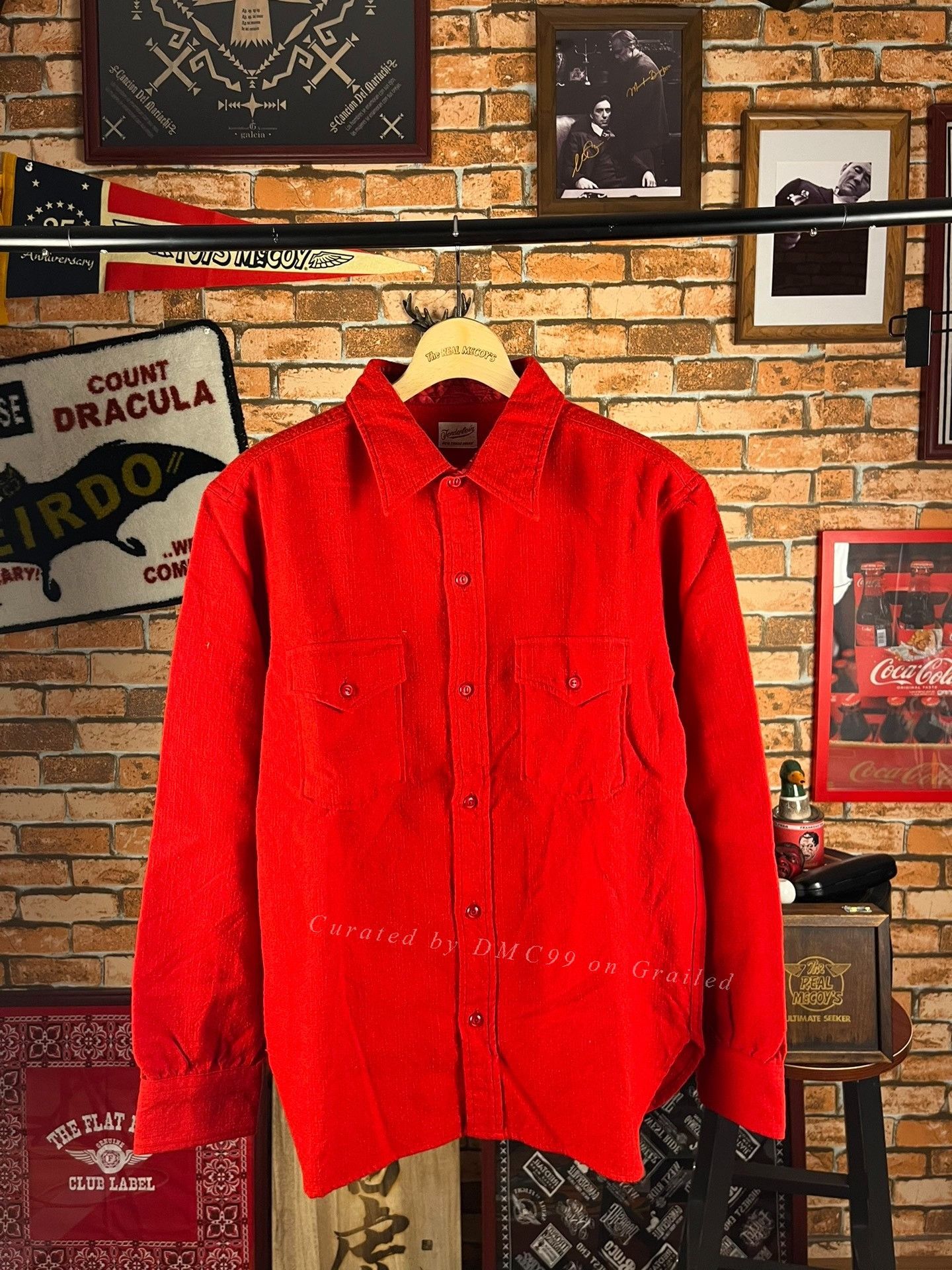 Tenderloin TENDERLOIN Red Wool Shirt Size US S / EU 44-46 / 1 - 1 Thumbnail