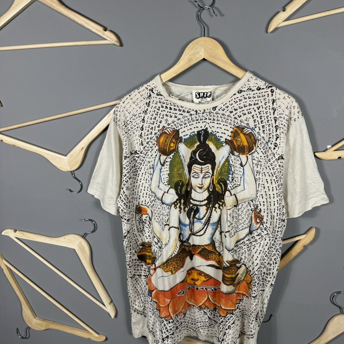Vintage Vintage Mirror Buddha Overprint T-shirt Size US XL / EU 56 / 4 - 5 Thumbnail
