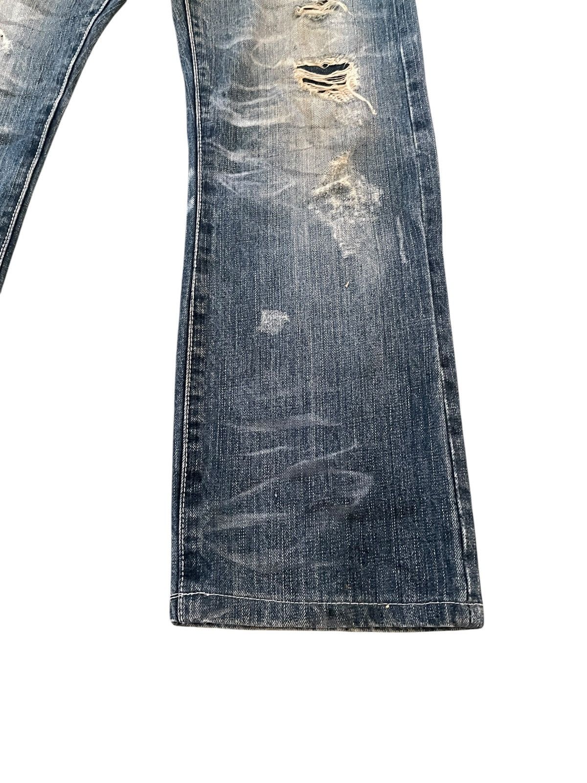 semanticdesign Very Rare Vintage Brand Semantic Design Flared Jeans 1990s Size US 32 / EU 48 - 7 Thumbnail