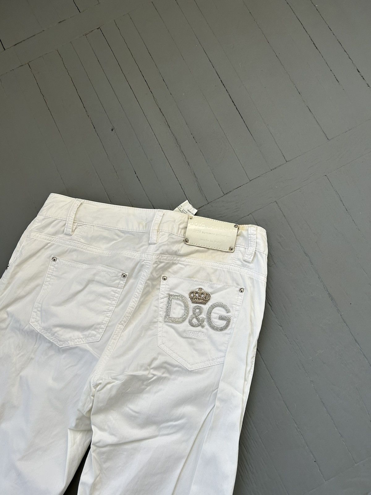 Dolce & Gabbana Dolce&Gabbana vintage white pants Size 29" - 5 Thumbnail