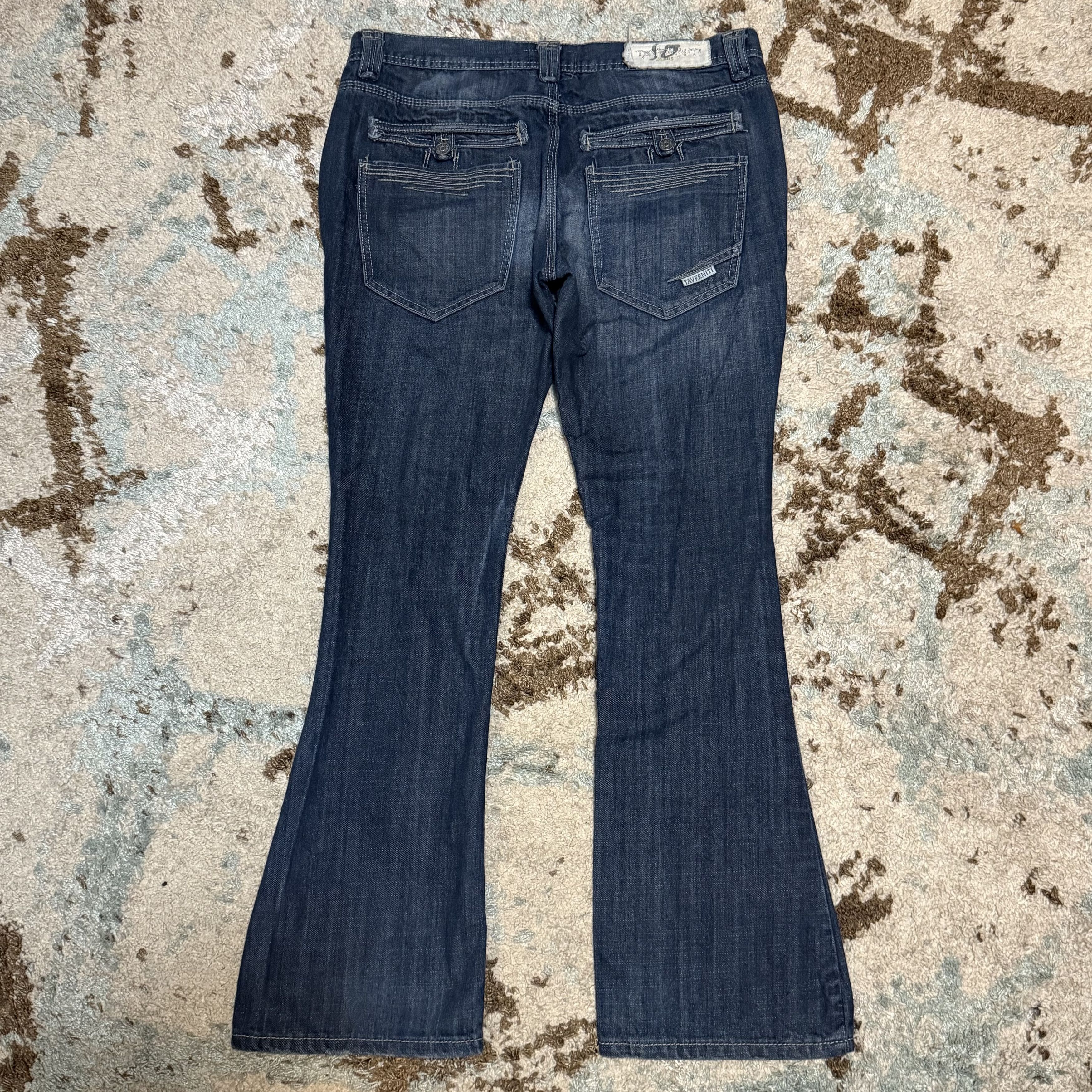 Taverniti Vintage Taverniti So Womens Bootcut Jeans Size 34x31 Y2K Size 34" / US 12 / IT 48 - 2 Thumbnail