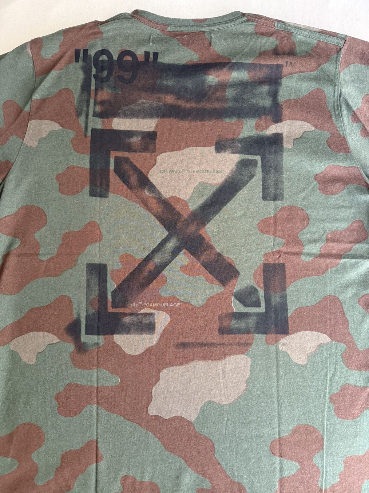 Off-White Off-White ‘’Impressionism’’ Camo Tee (SS19) Size US L / EU 52-54 / 3 - 6 Thumbnail