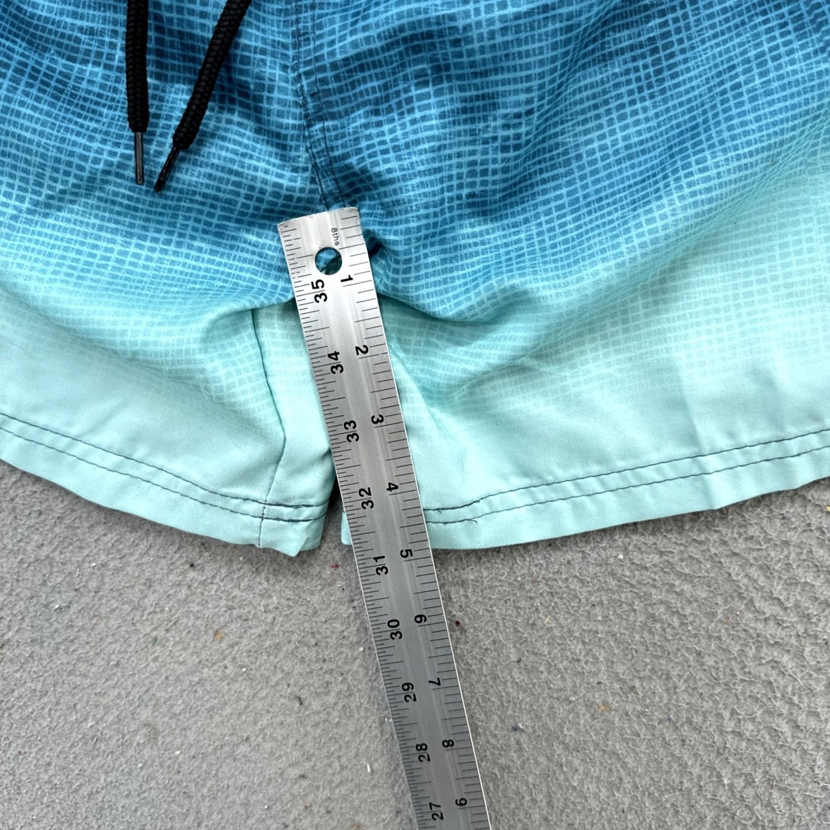 Burnside Burnside Mens Swim Board Shorts UV Protection Quick Dry Striped Multicolor Size M NEW Read Size US 31 - 7 Thumbnail