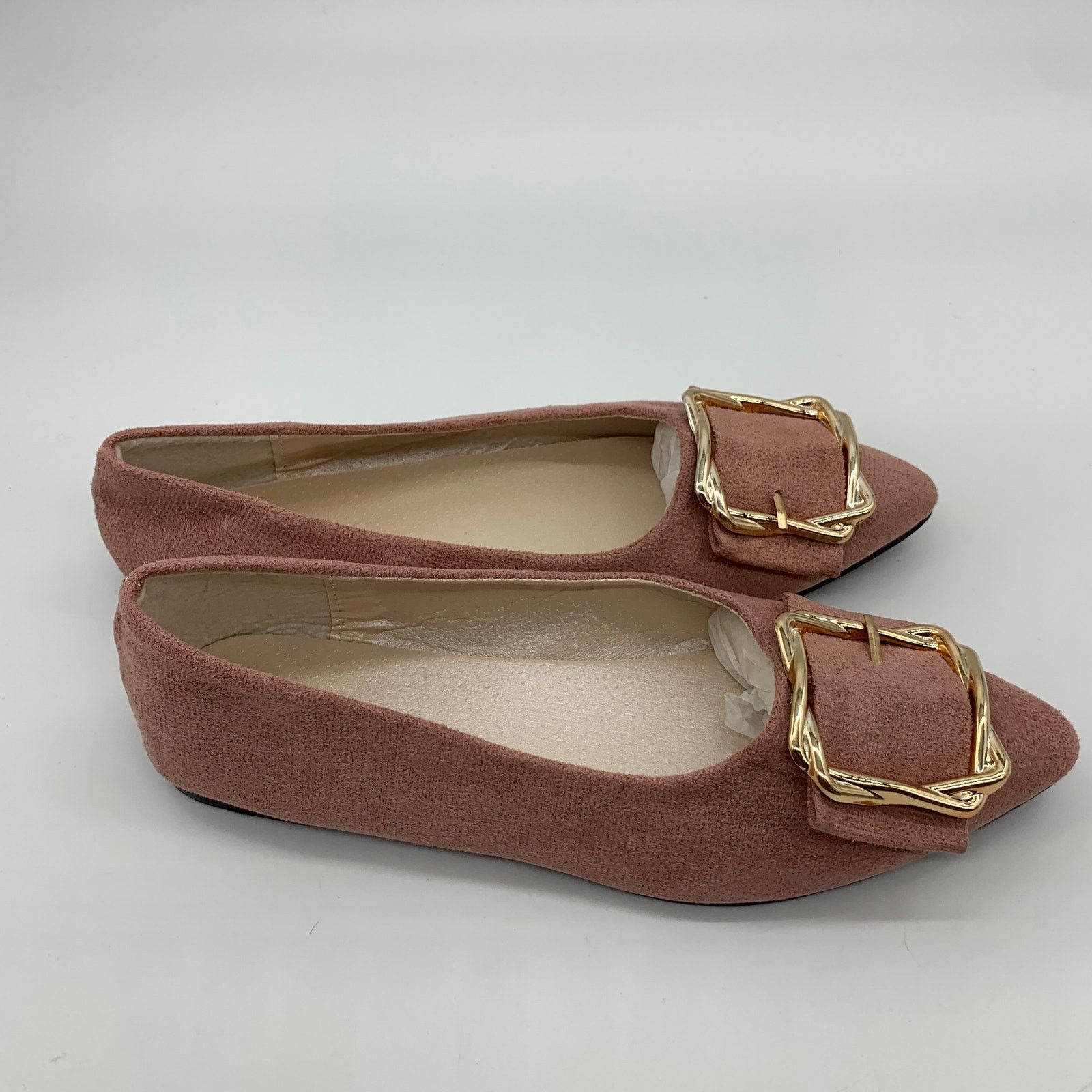 Other Women's Shoes Pink Slip On Size 7 Loafers Faux Suede Size US 7 / IT 37 - 2 Thumbnail