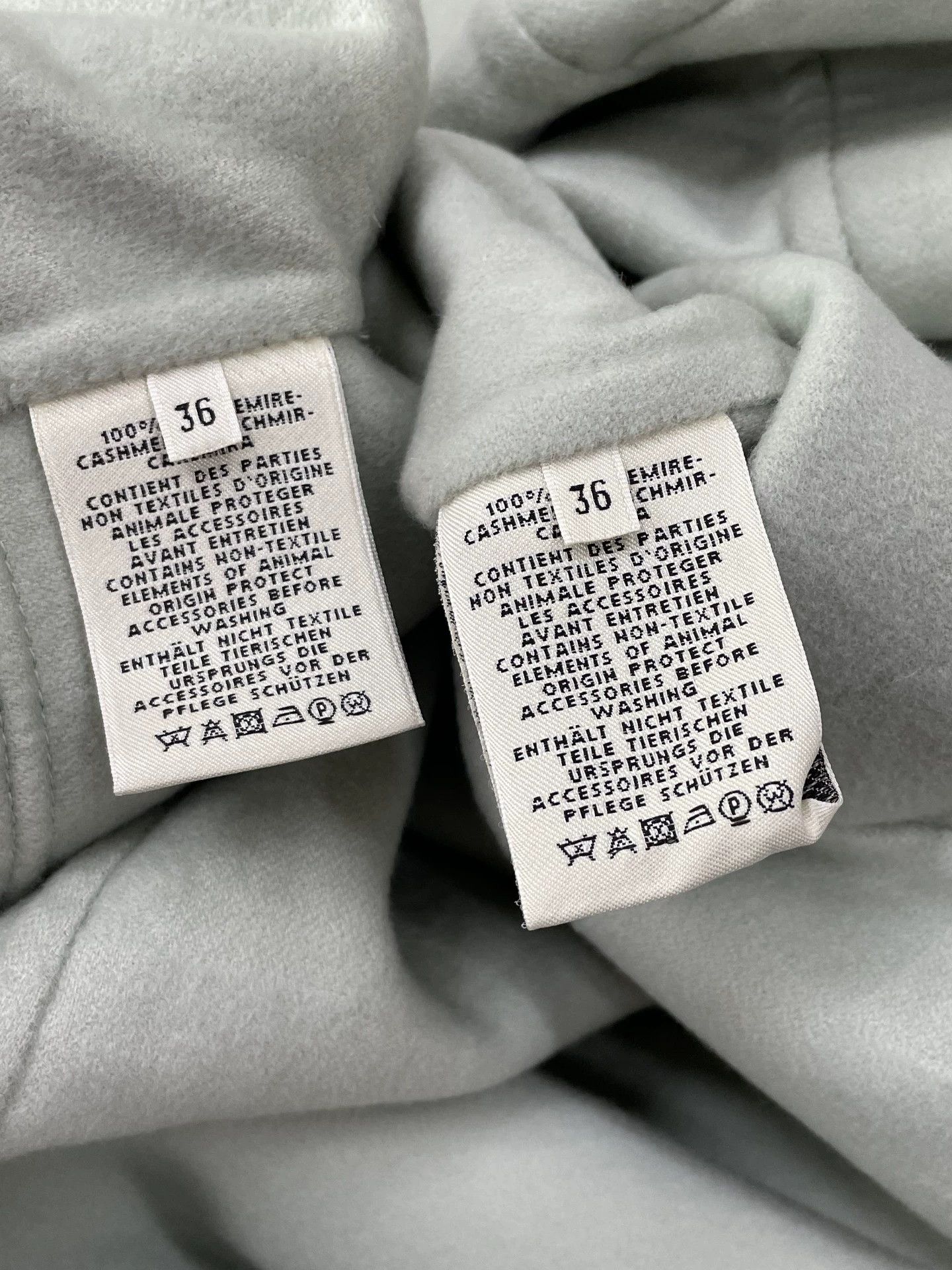 Hermes Hermes Women's Cashmere 2-Piece Short Jacket + Vest Dress 36 Size XS / US 0-2 / IT 36-38 - 6 Thumbnail