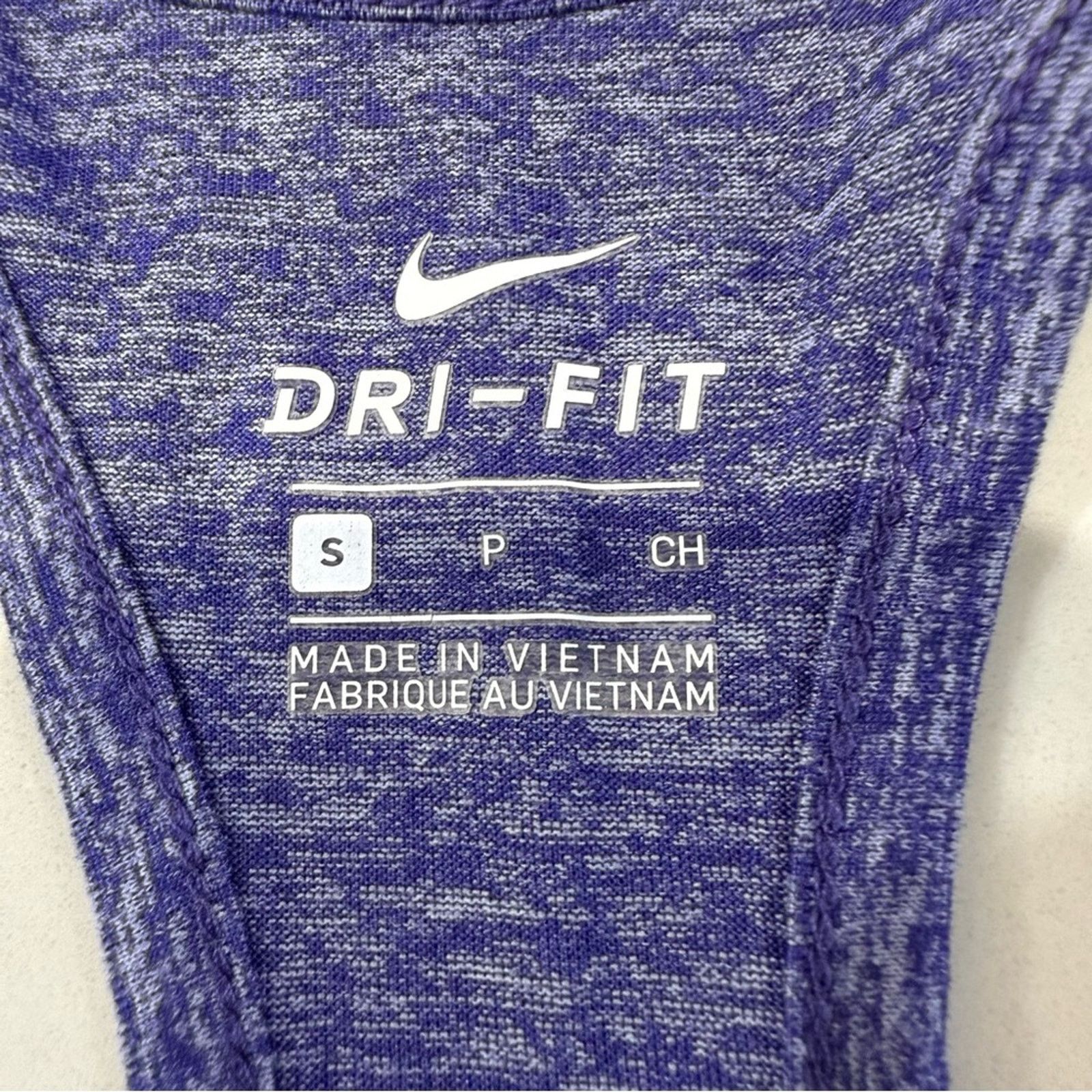 Nike Nike Dri-Fit Racerback Athletic Tank Top Womens Small Purple Size S / US 4 / IT 40 - 3 Thumbnail