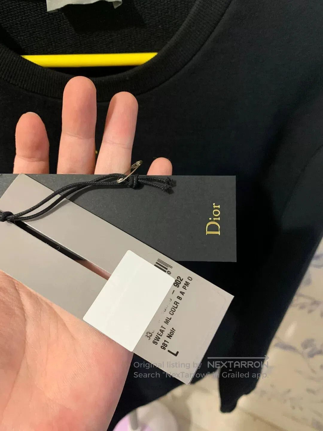Dior dior black honeybee sweatshirt size L. Size US L / EU 52-54 / 3 - 6 Thumbnail