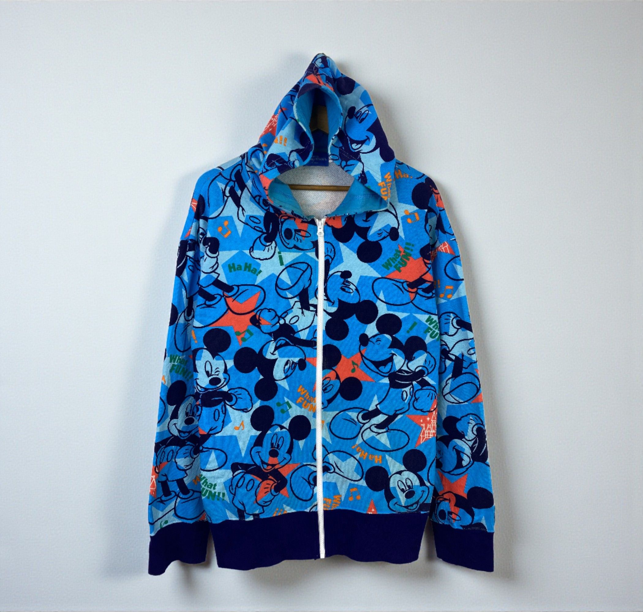 Mickey Mouse Vintage Mickey Mouse All Over Print Zipper Hoodie SH0390 Size US XXL / EU 58 / 5 - 1 Thumbnail
