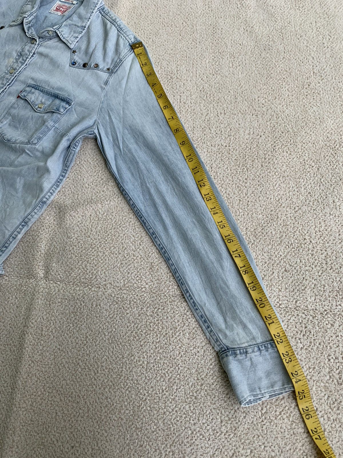 Levi's × Vintage Undefined Blue Faded Shirt Levis Size US S / EU 44-46 / 1 - 15 Thumbnail