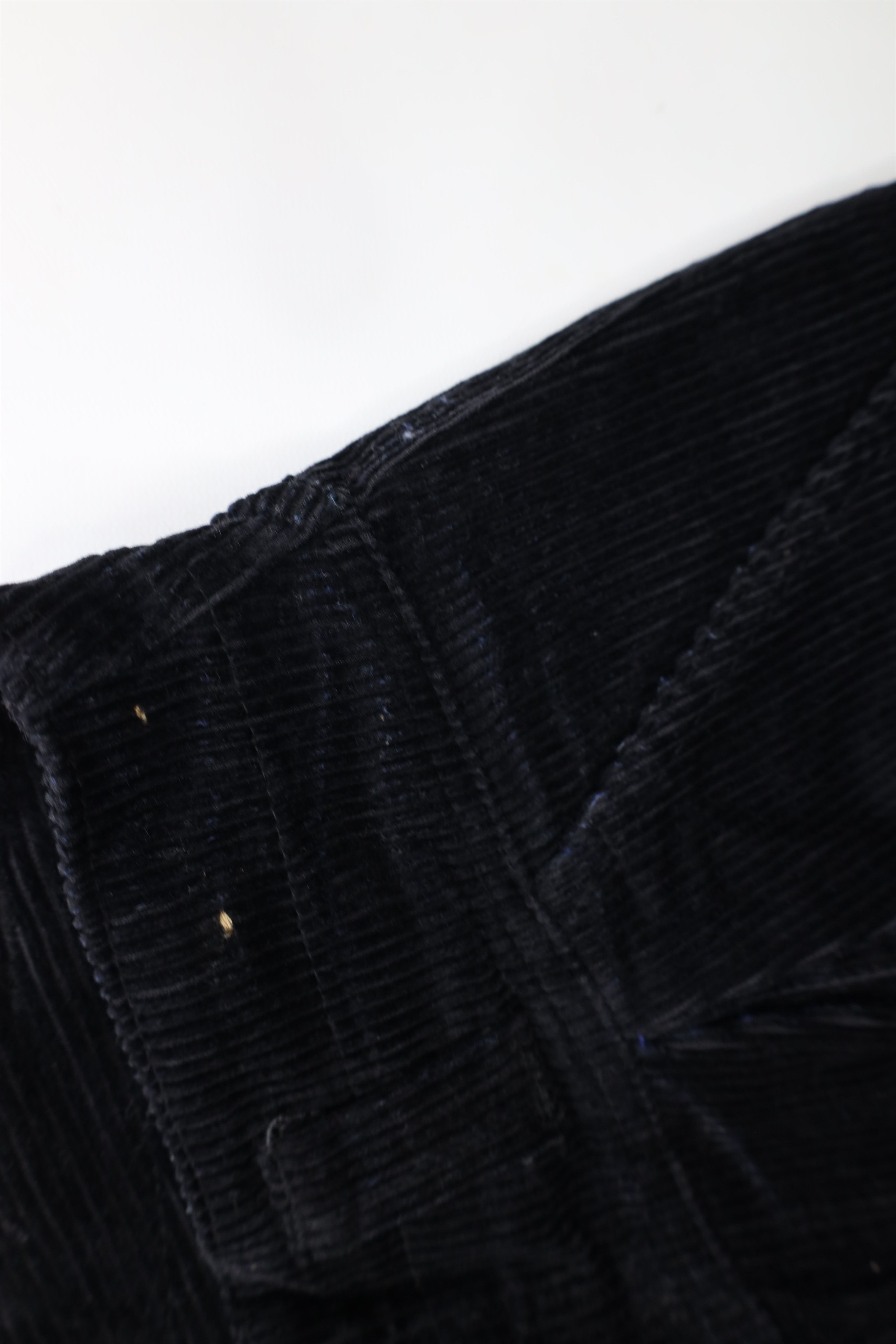 Vintage Vintage 90s Streetwear Cuffed Baggy Corduroy Shorts Black Size 32" / US 10 / IT 46 - 9 Thumbnail