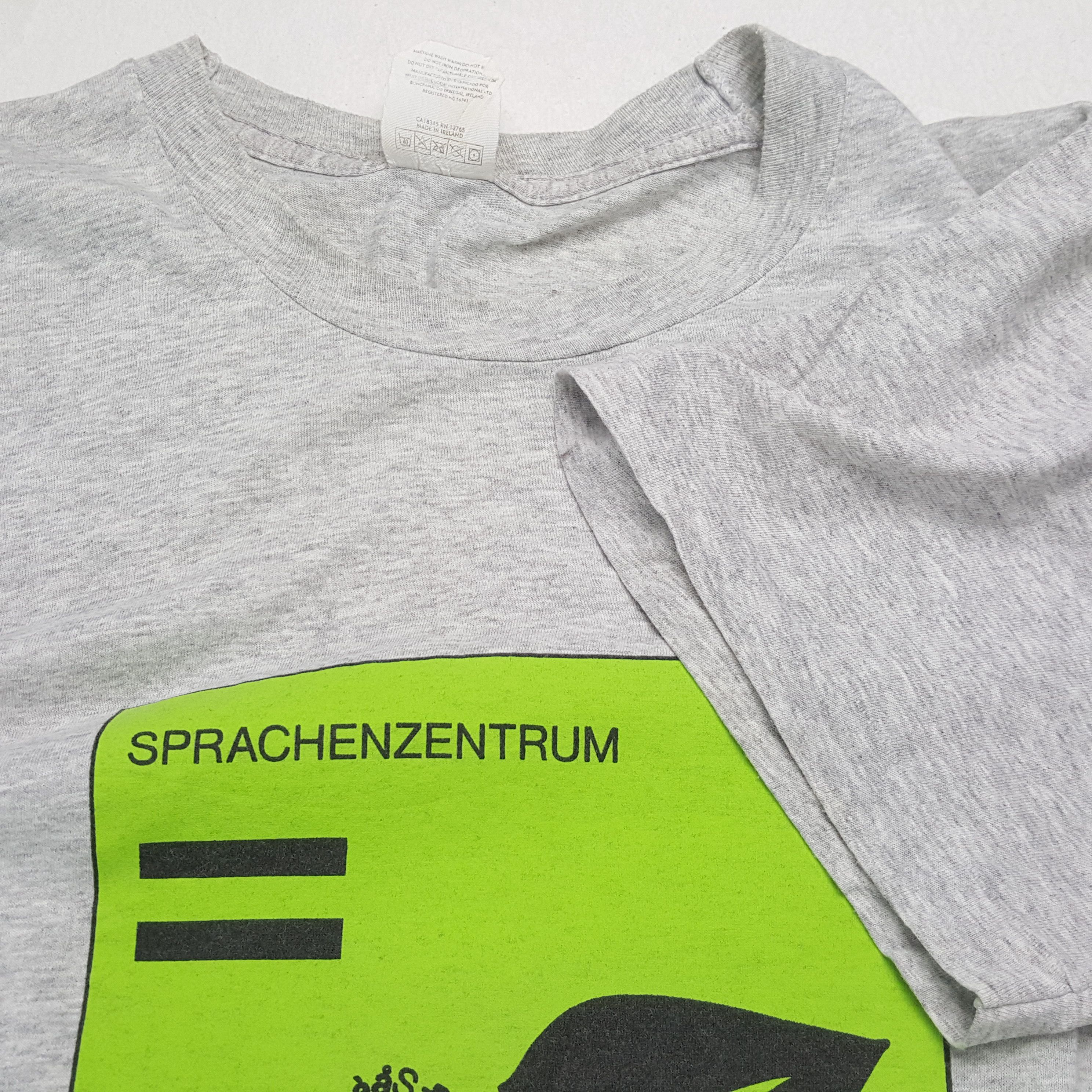 Vintage SPRACHENZENTRUM Streetwear Style Vintage Tshirt Size US XL / EU 56 / 4 - 7 Thumbnail