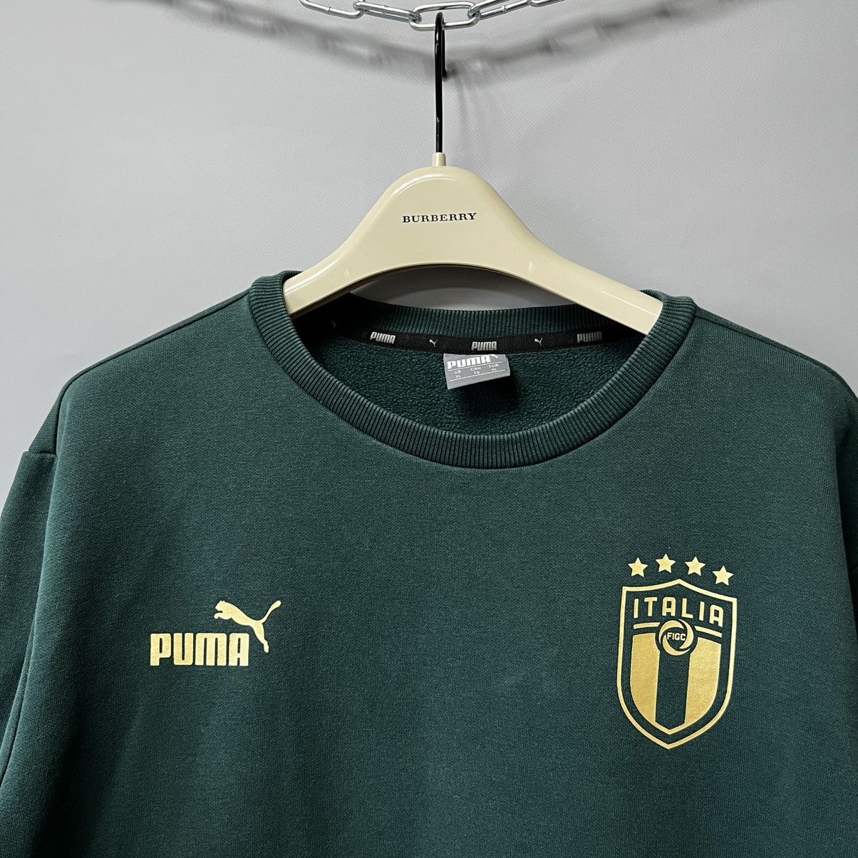 Puma Italy National Team Puma Crewneck Sweatshirt Soccer Football Size US XL / EU 56 / 4 - 13 Thumbnail