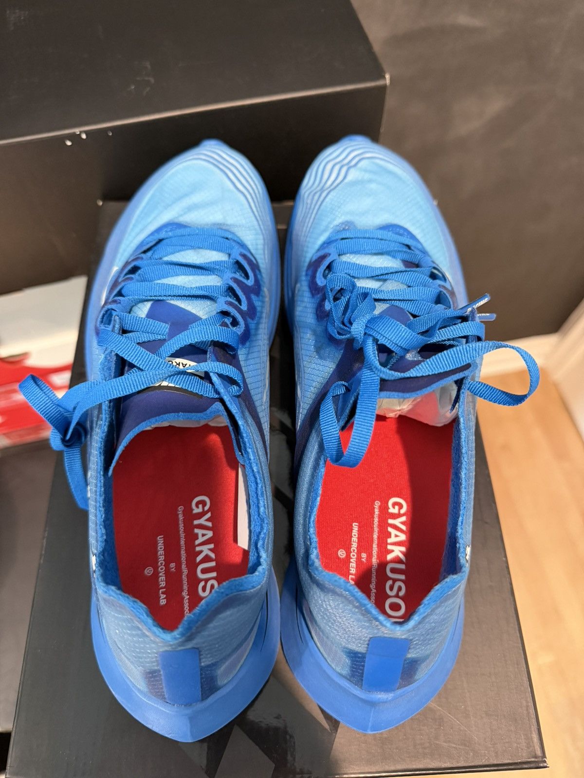 Nike Nike Gyakusou Undercover x Zoom Fly SP Blue Nebula Size 11.5 Size US 11.5 / EU 44-45 - 4 Thumbnail