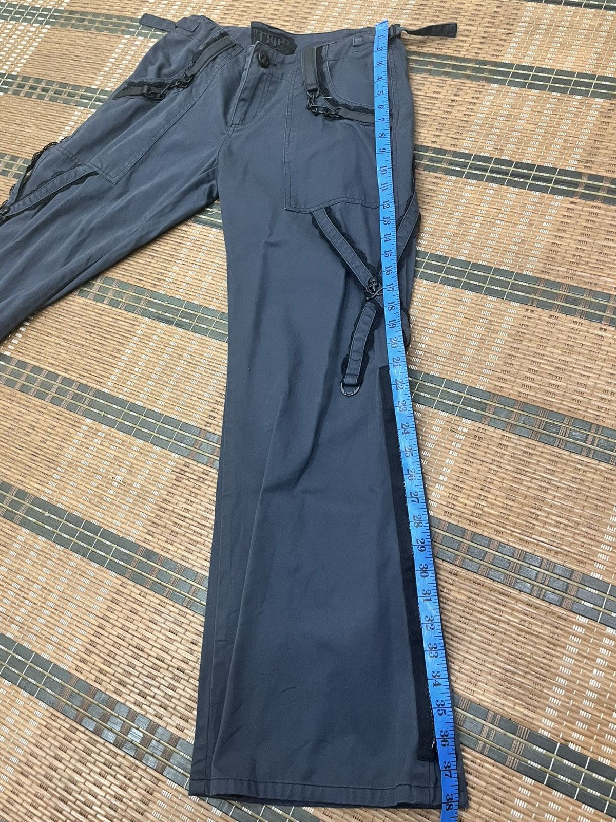 Tripp NYC TRIPP NYC BONDAGE LACES FLARE PANTS Size 32" / US 10 / IT 46 - 14 Thumbnail