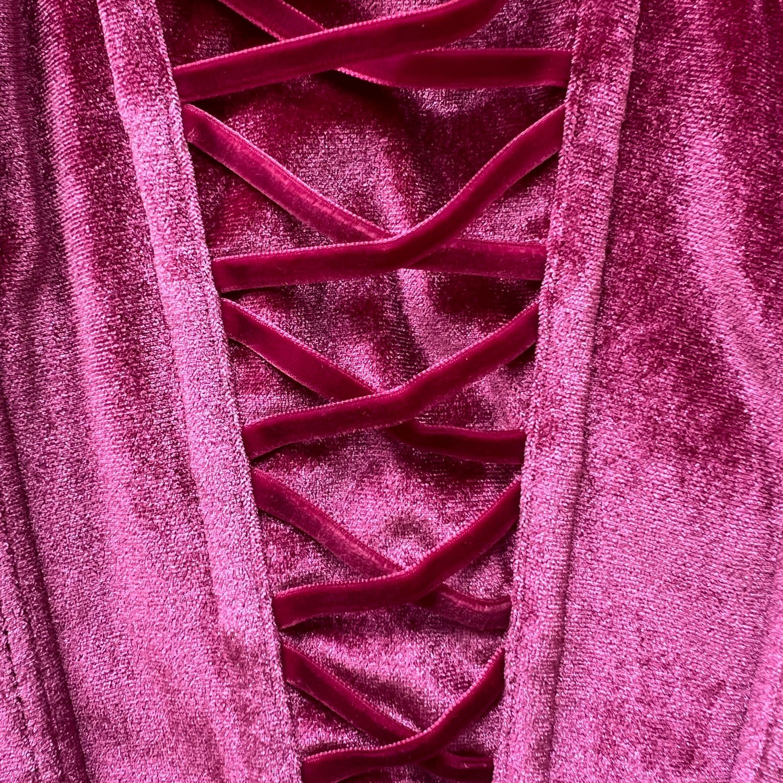 Victoria's Secret Victoria's Secret Dream Angels Lace-Up Velvet Corset Top, XS Size S / US 4 / IT 40 - 8 Thumbnail
