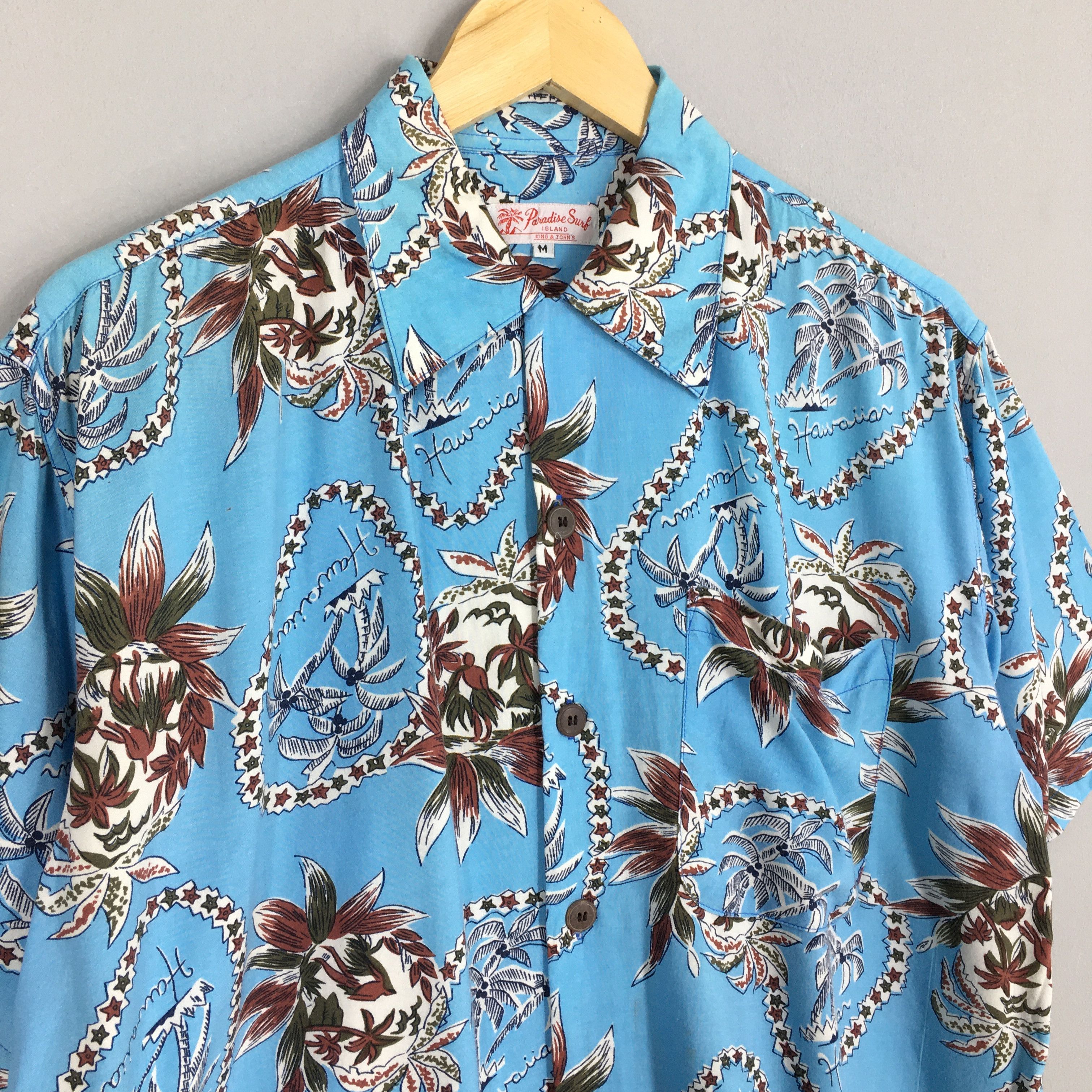 Life's a Beach Vintage Hawaiian Aloha Coconut Tree Rayon Shirt Medium Size US M / EU 48-50 / 2 - 3 Thumbnail