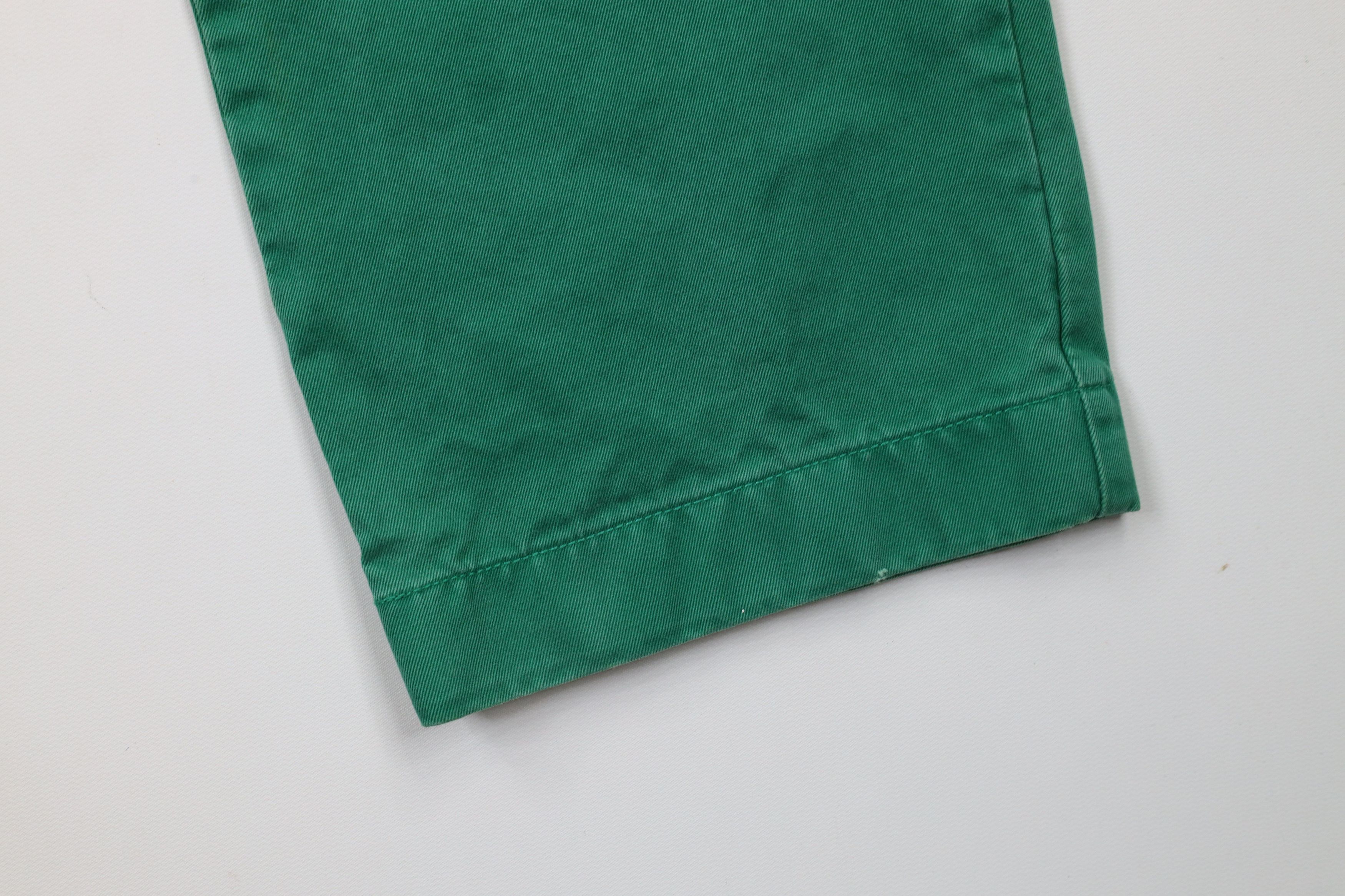 J.Crew × Vintage J Crew Urban Slim Fit Broken In Chino Pants Green Cotton Size US 32 / EU 48 - 5 Thumbnail