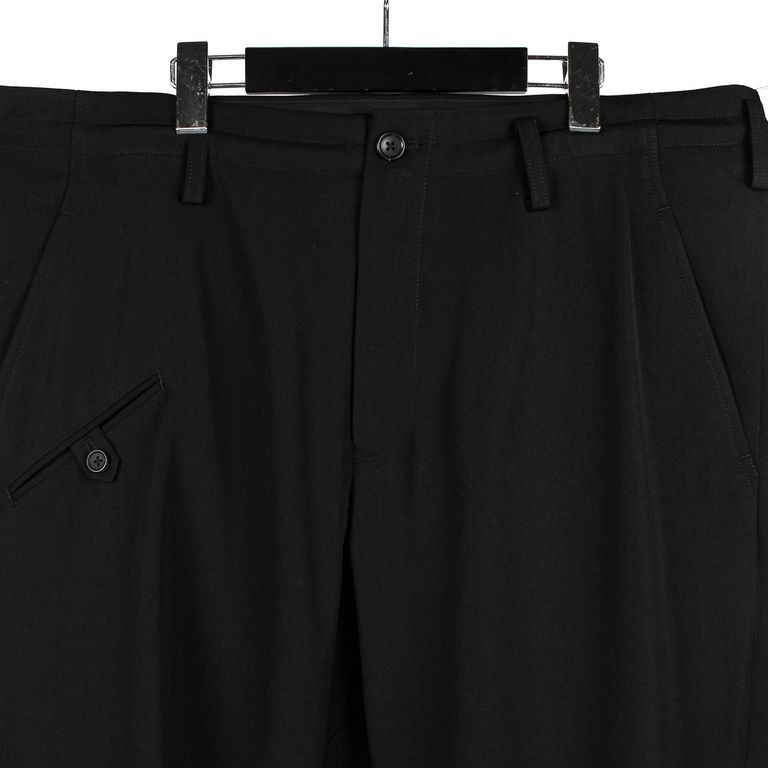 Yohji Yamamoto Yohji Yamamoto Pour Homme - WOOL GABARDINE COIN POCKET PANTS Size US 30 / EU 46 - 3 Thumbnail