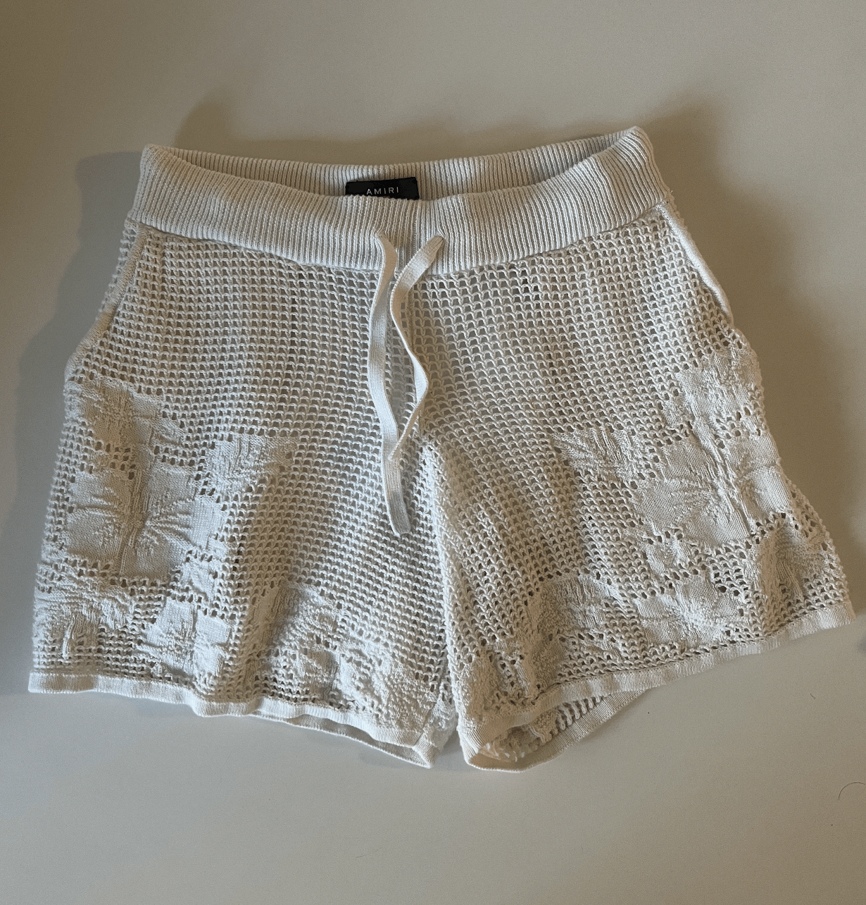 Amiri AMIRI Mesh Knit Cotton Shorts Size US 32 / EU 48 - 4 Thumbnail