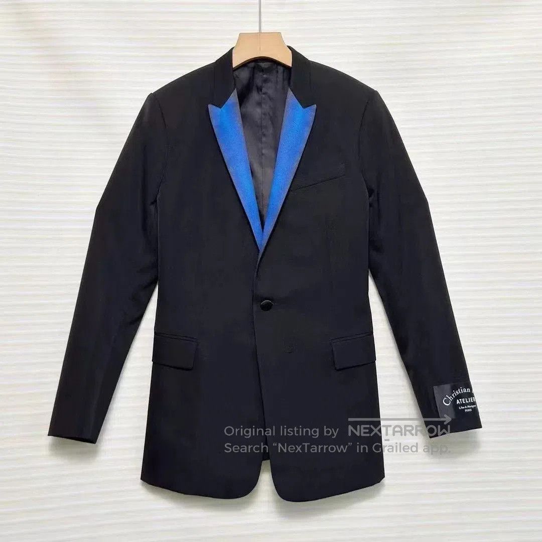 Dior Dior Colorblock Wool Blazer. Size US L / EU 52-54 / 3 - 1 Thumbnail