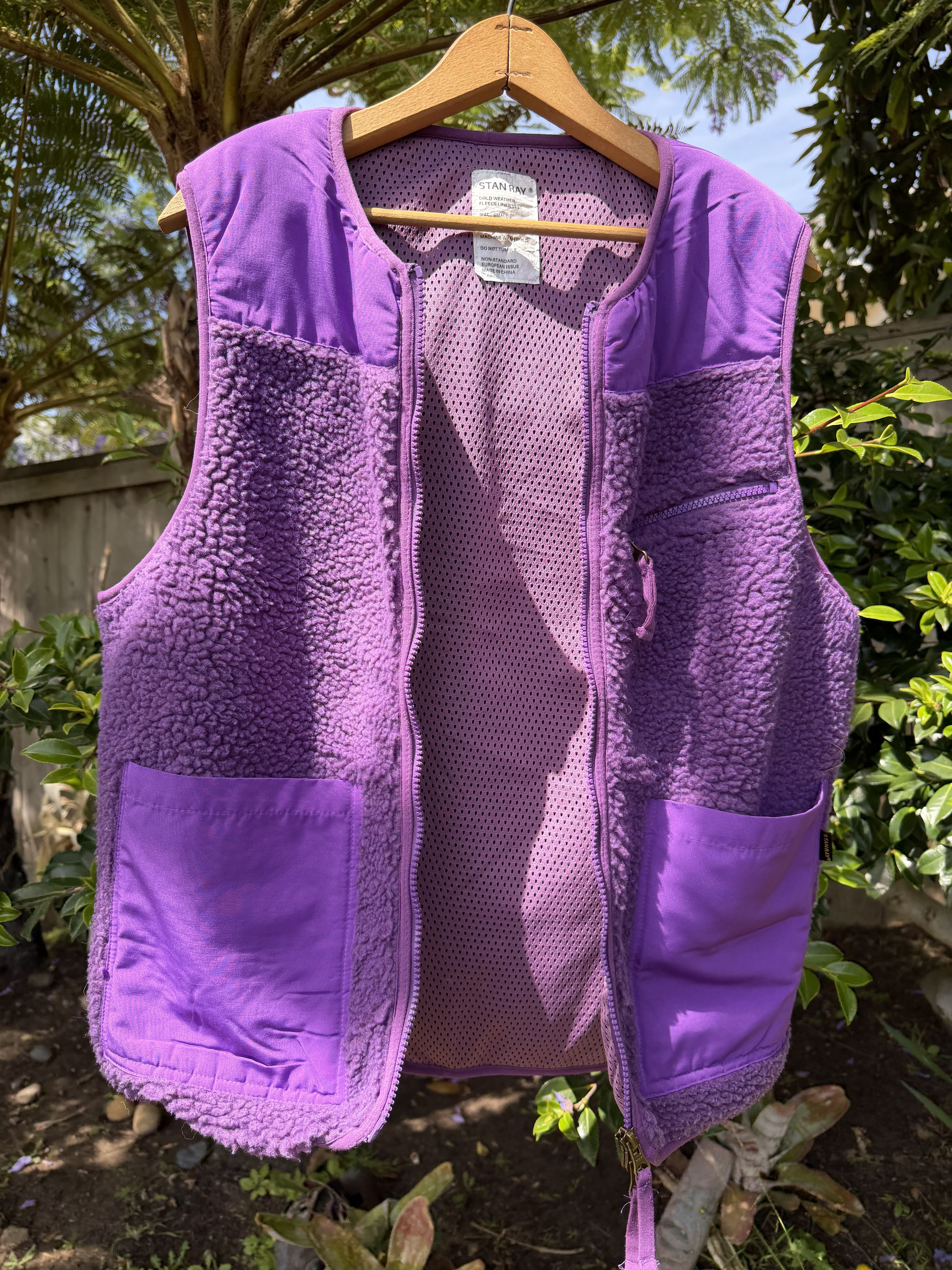 Stan Ray Stan Ray Men's High Pile Fleece Vest in Purple Size Small Size US S / EU 44-46 / 1 - 3 Thumbnail