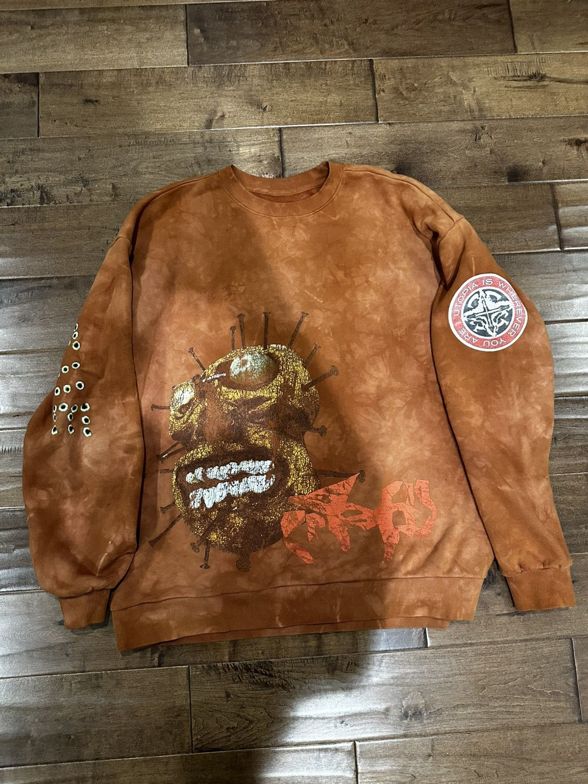 Travis Scott Travis Scott Utopia Tour Crewneck Size US XL / EU 56 / 4 - 1 Thumbnail