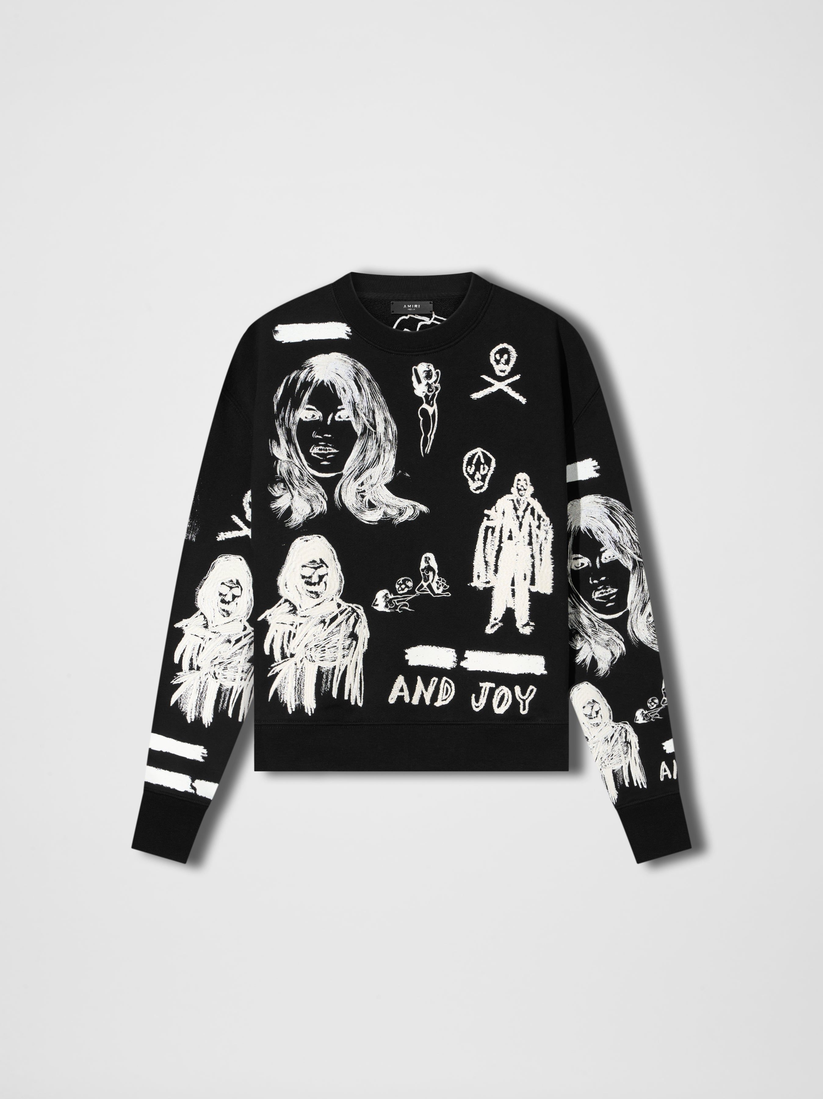 o1w1db10125 Unisex Sweater in Black/White