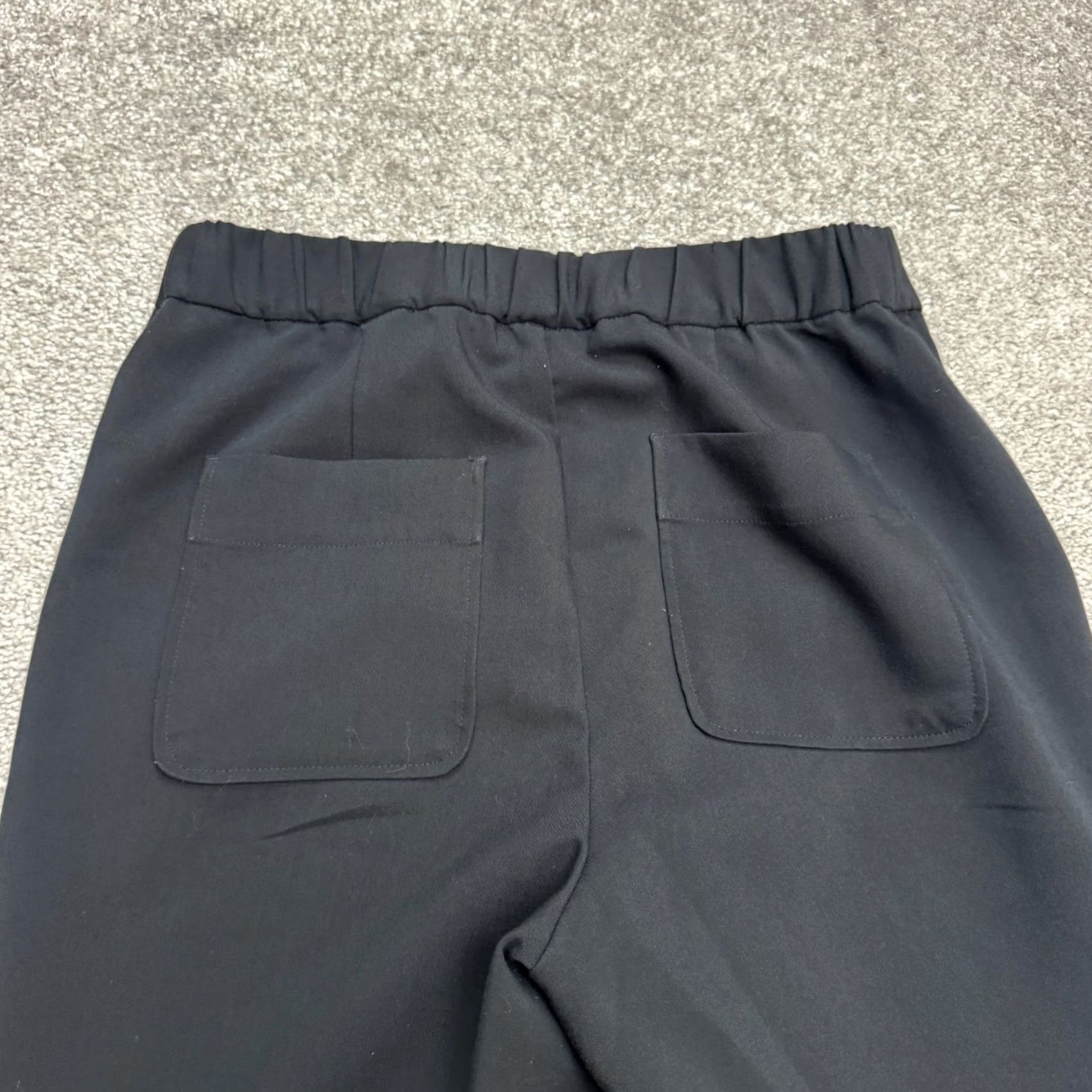 Anthropologie Anthropologie Maeve High Rise Trouser Dress Pants Womens 4 Black Cuffed Classic Size 27" / US 4 / IT 40 - 6 Thumbnail