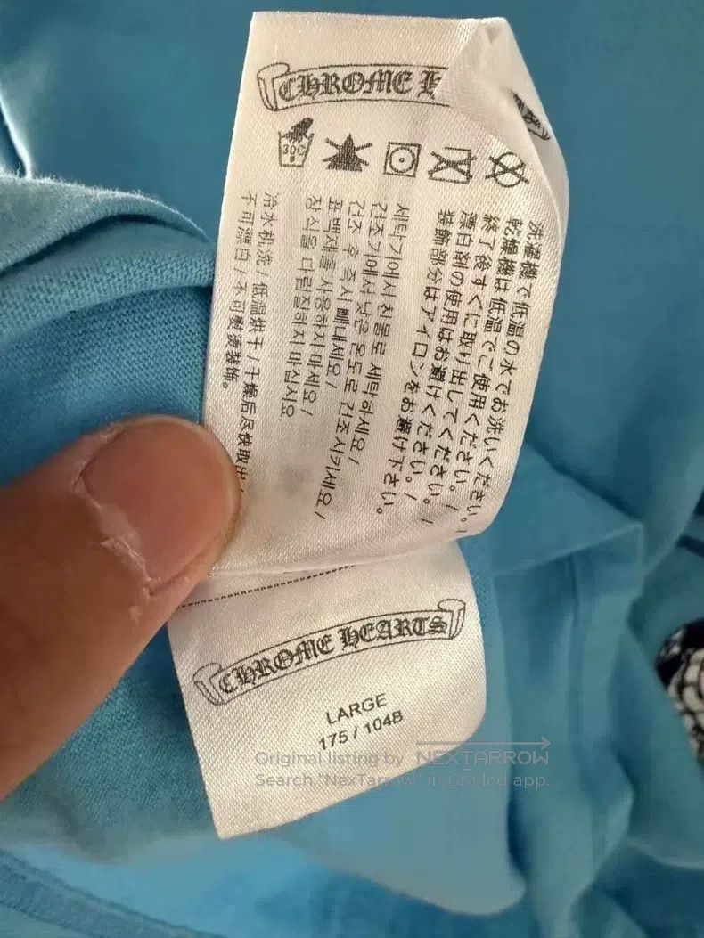 Chrome Hearts CHROME HEARTS Size L Blue sweater Size US L / EU 52-54 / 3 - 5 Thumbnail