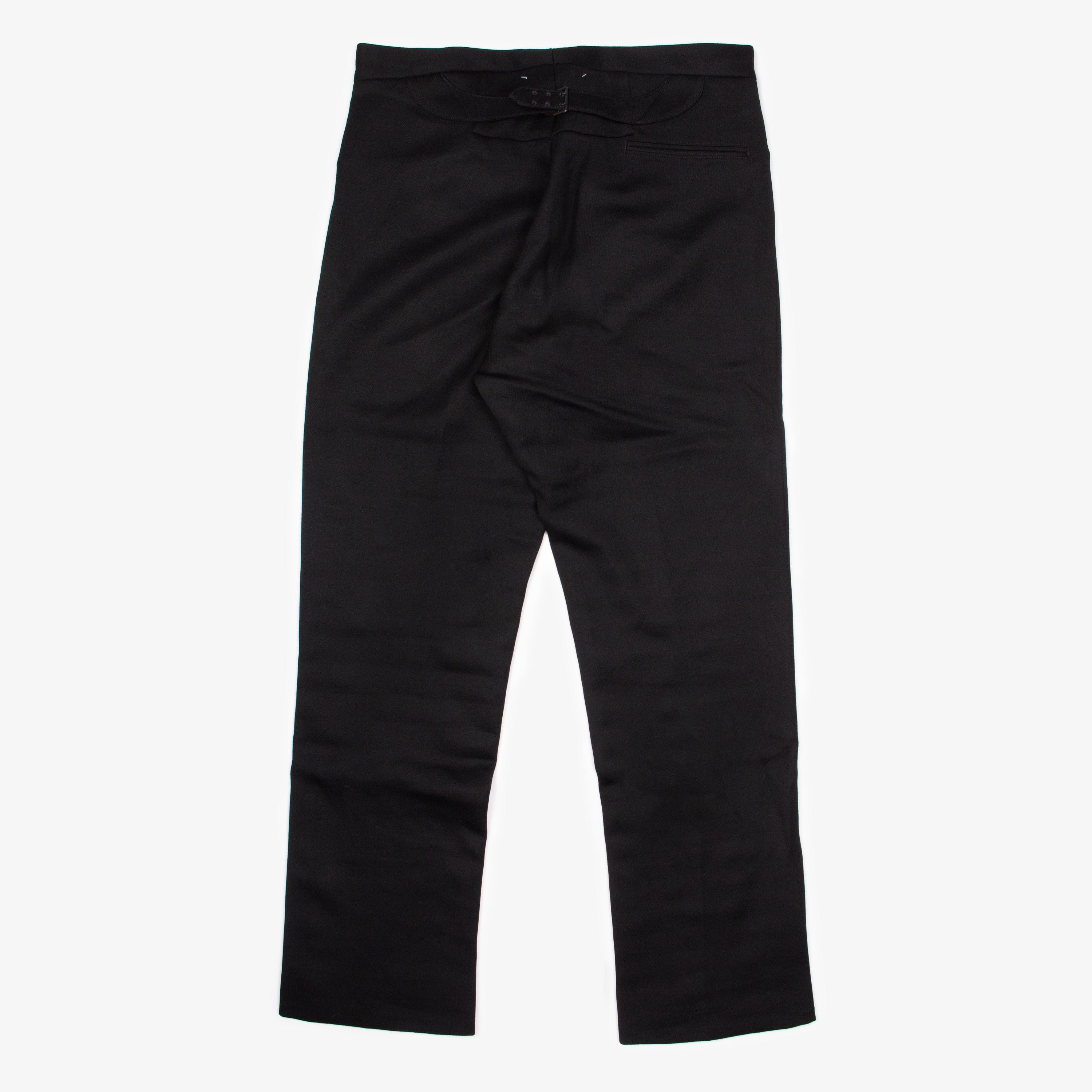 Maison Margiela MASON MARGIELA BLACK WOOL TROUSER | 52 Size US 34 / EU 50 - 4 Thumbnail