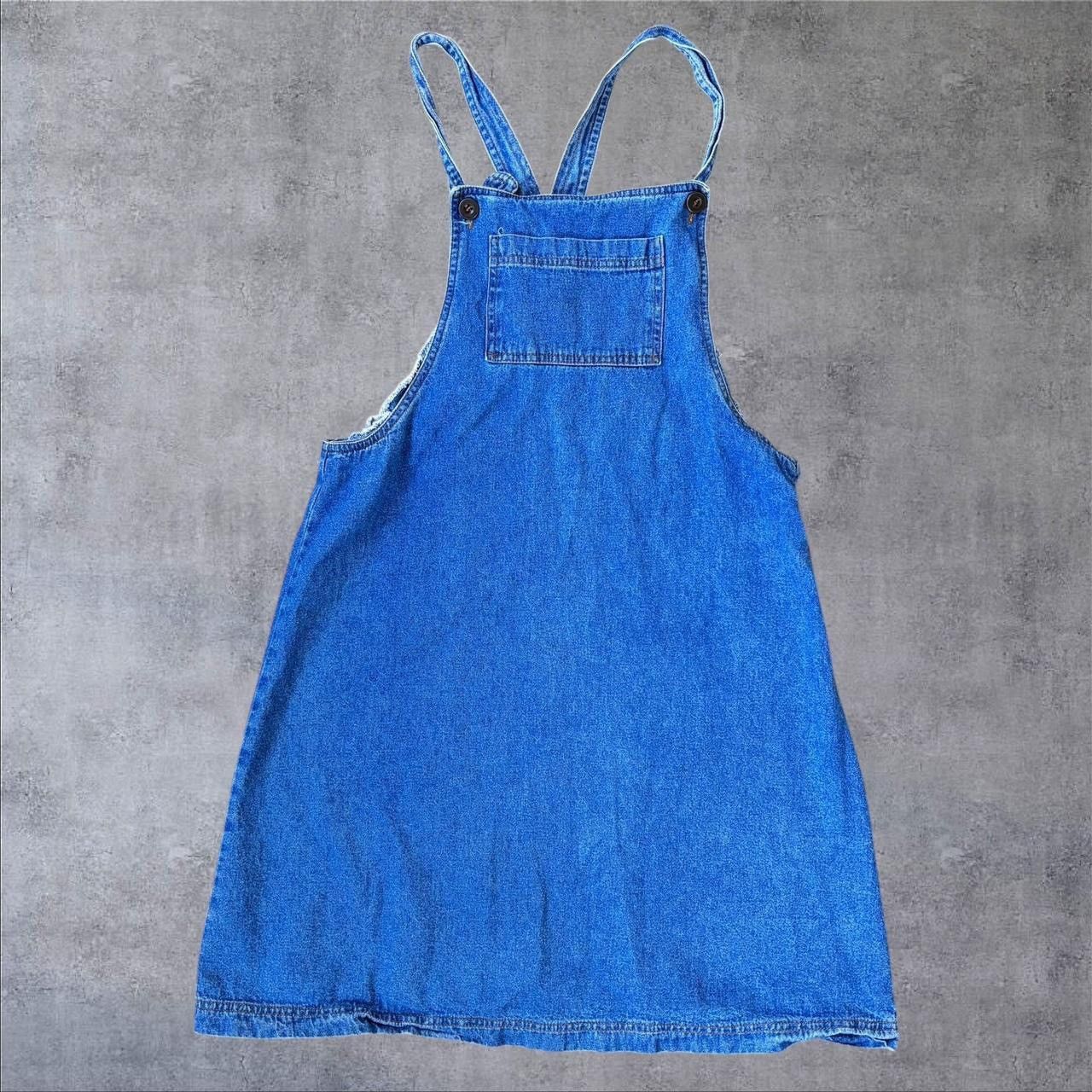 Vintage 1990s Vintage Denim Dress Size M / US 6-8 / IT 42-44 - 1 Thumbnail